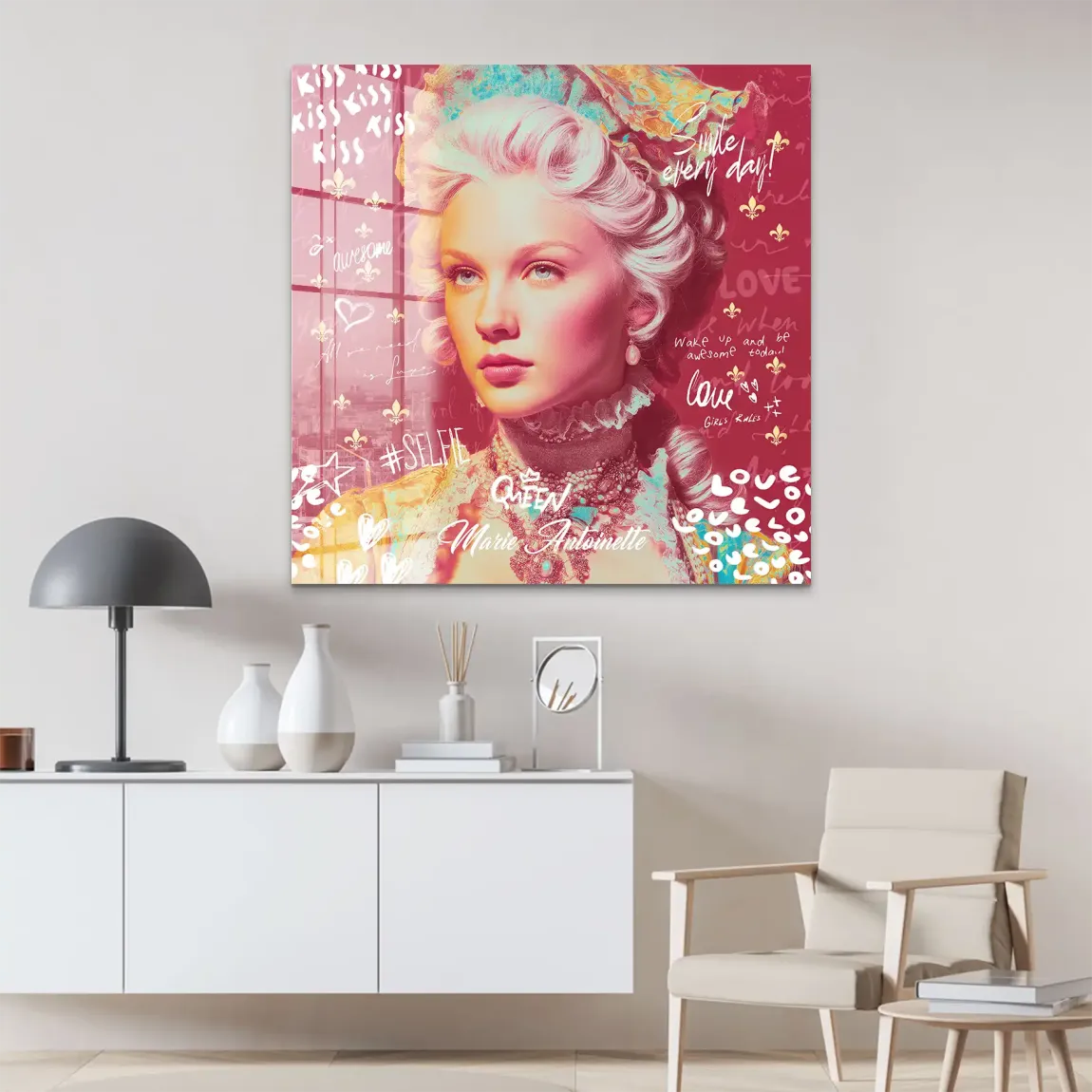 Marie Royal Pop Acrylglas Bild