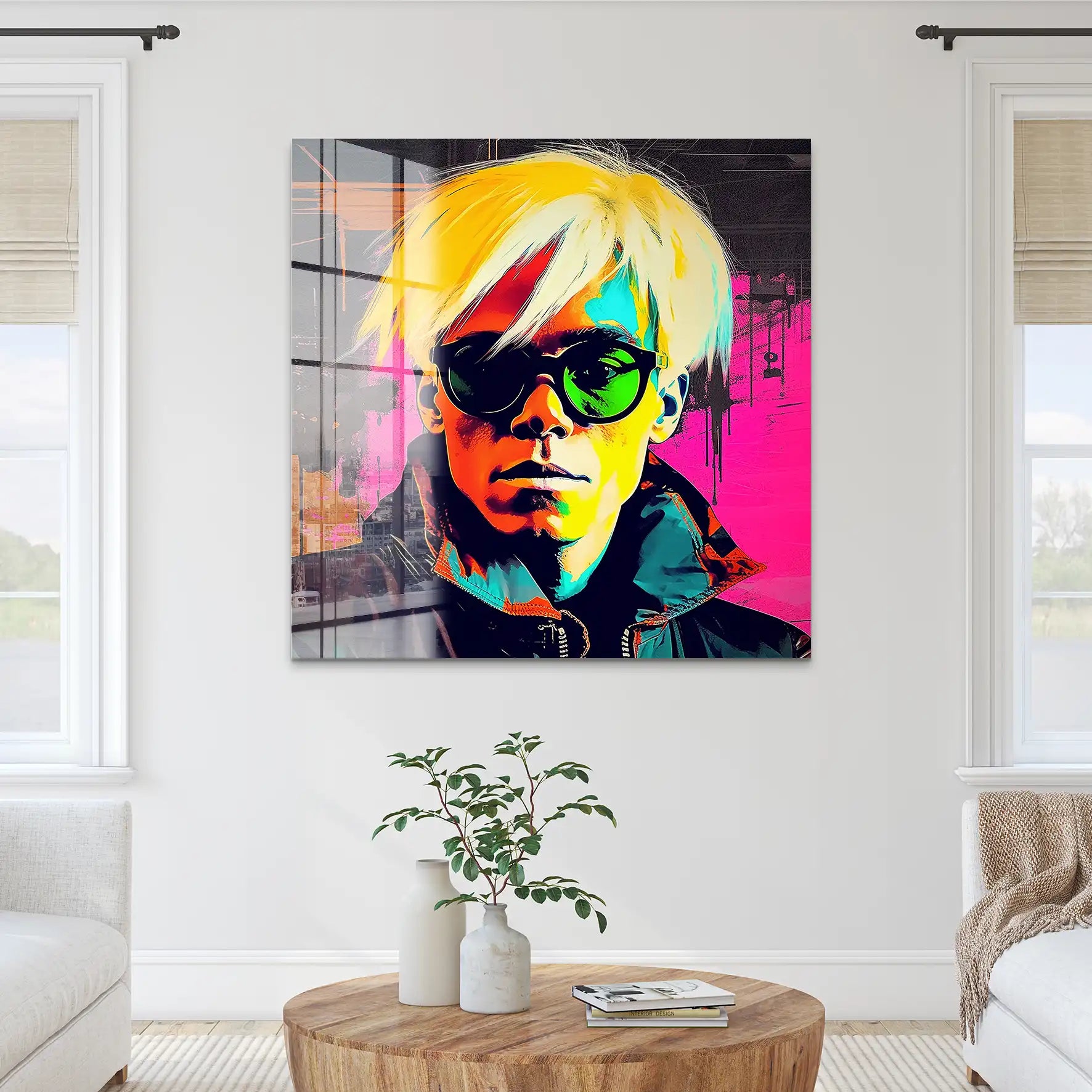 Warhol Pop Art Acrylglas Bild INGALERIE