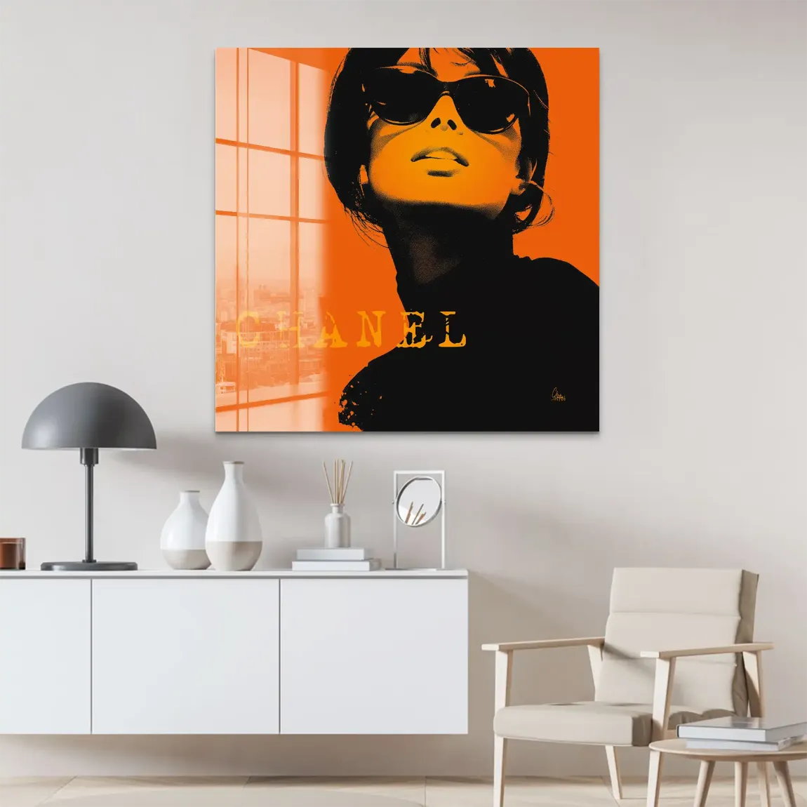 Chanel Glam Acrylglas Bild