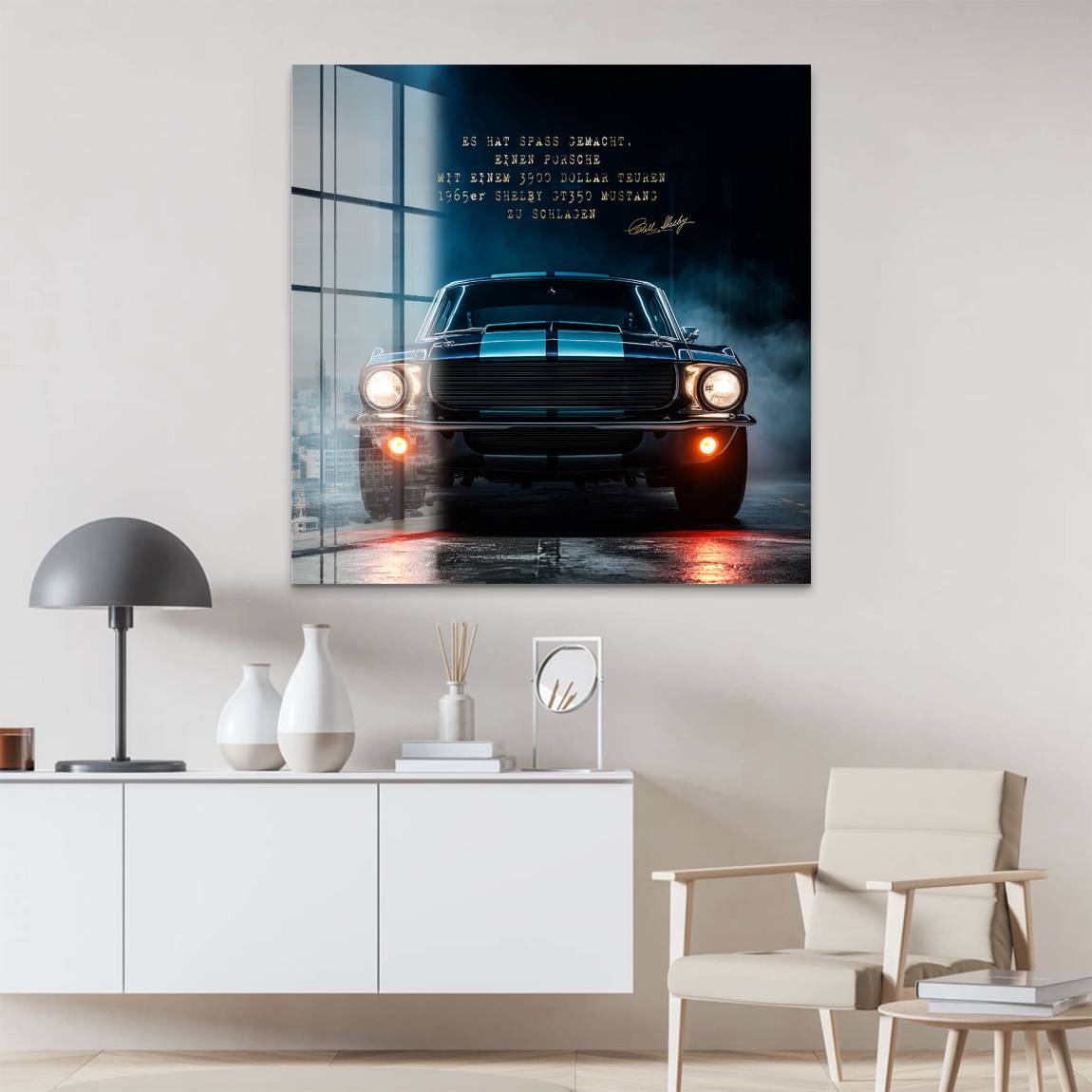 Ford Mustang Shelby Acrylglas Bild