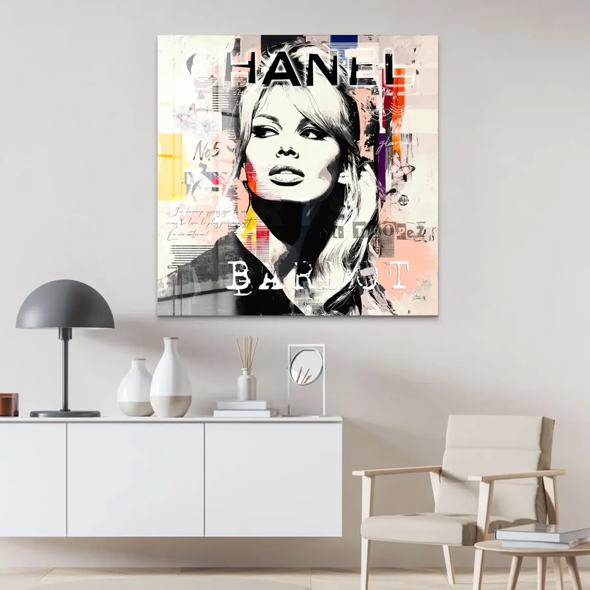 Bardot Ikone Acrylglas Bild