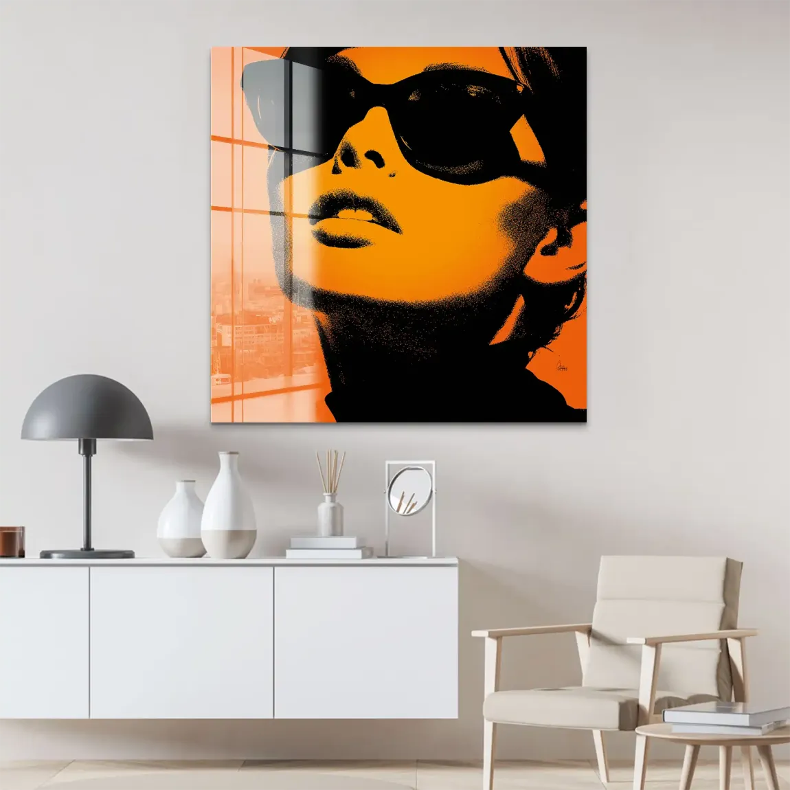 Amber Diva Acrylglas Bild