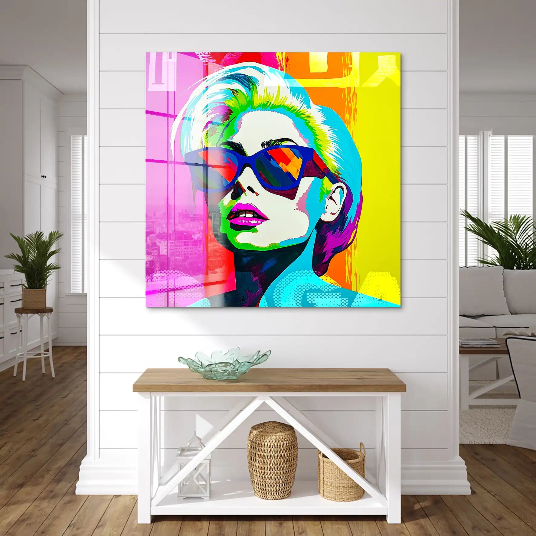 Lady G. Pop Art Acrylglas Bild INGALERIE