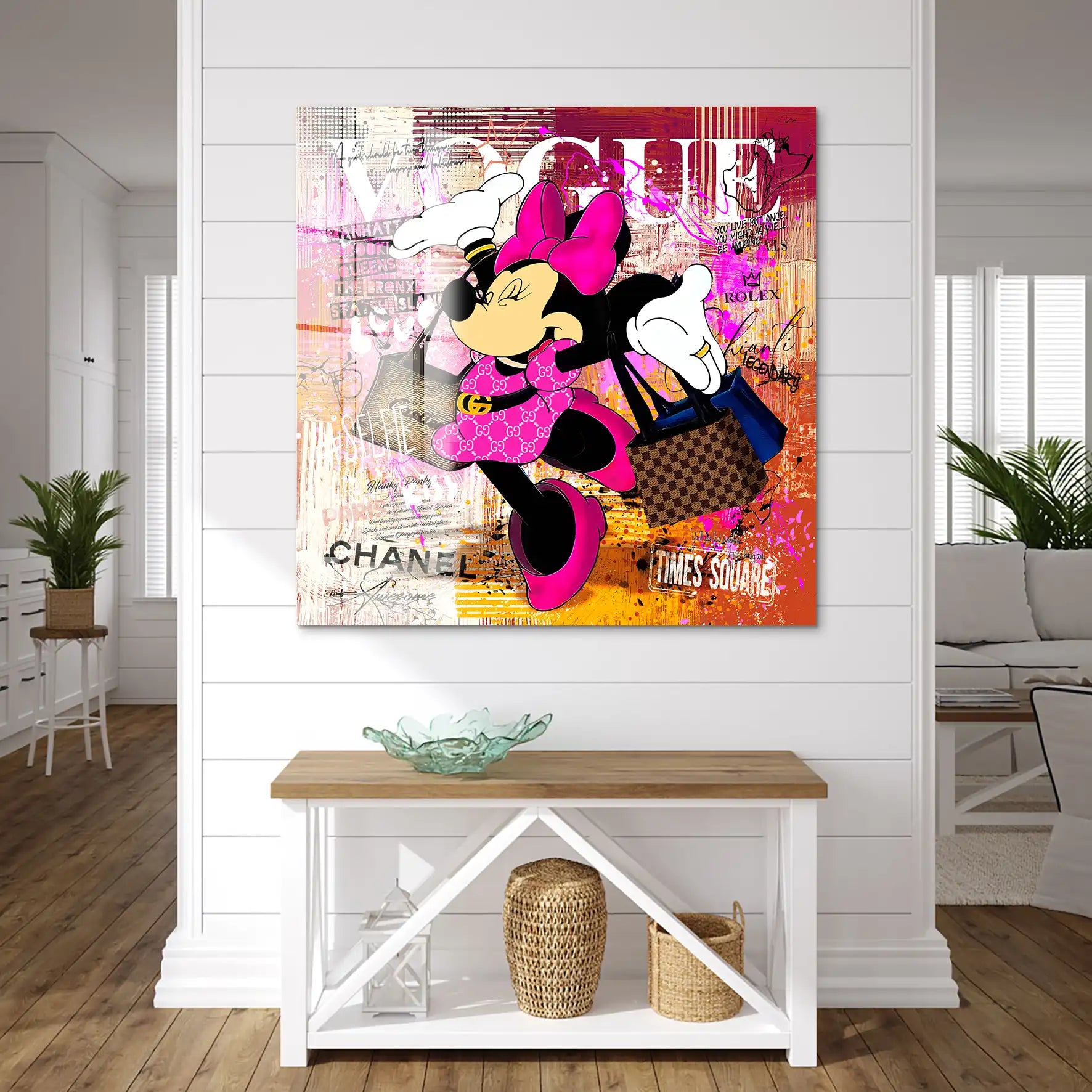 Minnie Vogue Modern Acrylglas Bild INGALERIE