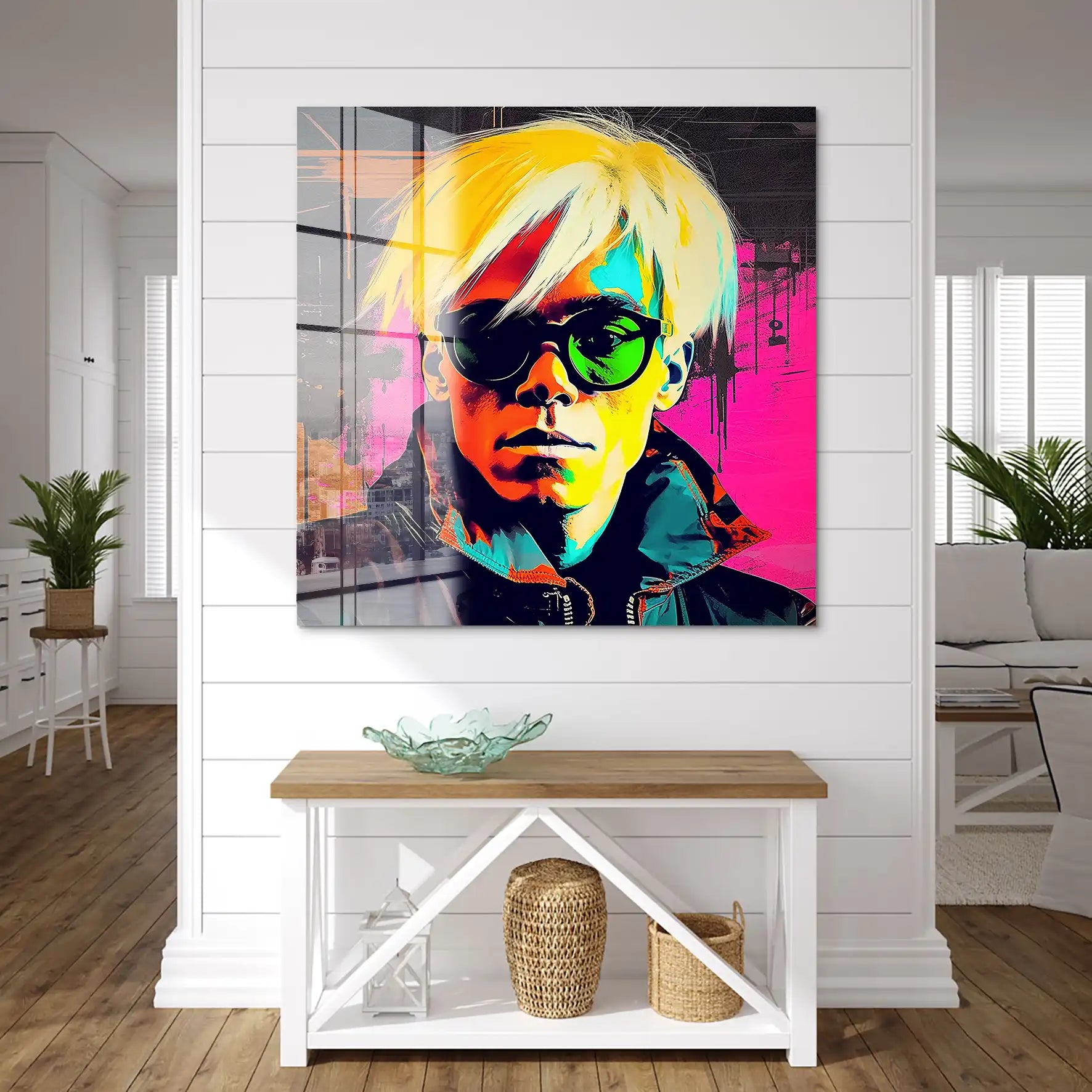 Warhol Pop Art Acrylglas Bild INGALERIE