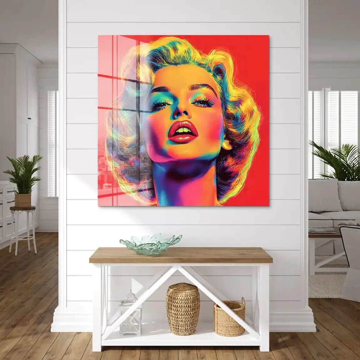 Marilyn Monroe Pop Art Style Acrylglas Bild INGALERIE