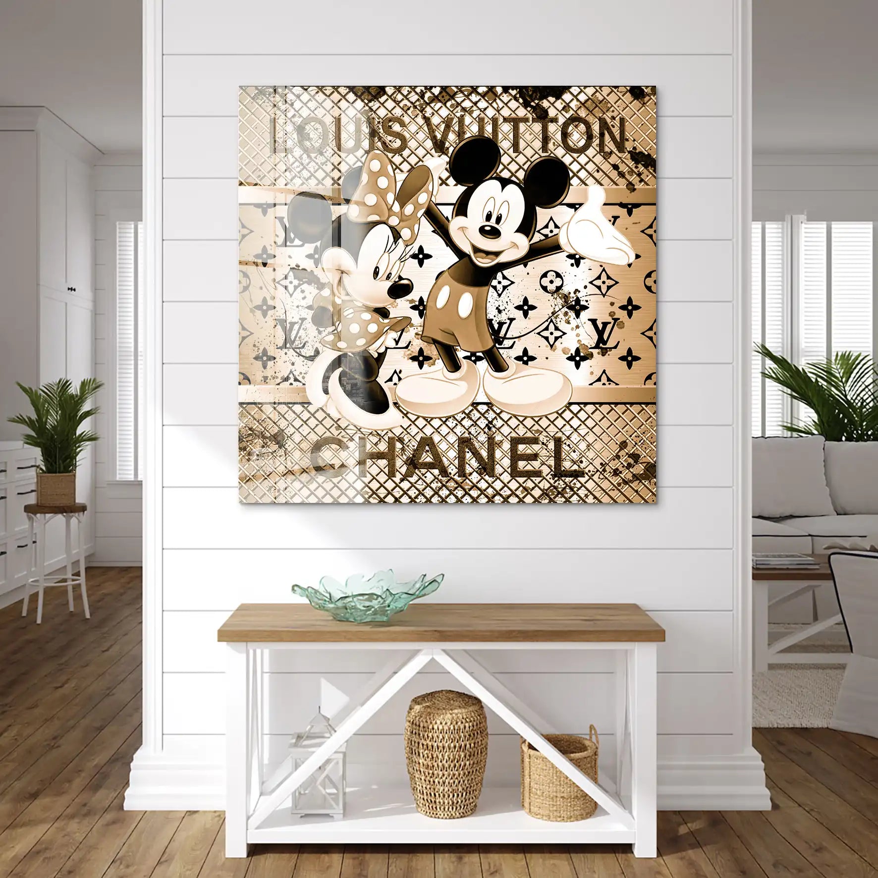 Micky & Minnie Louis Art Acrylglas Bild INGALERIE