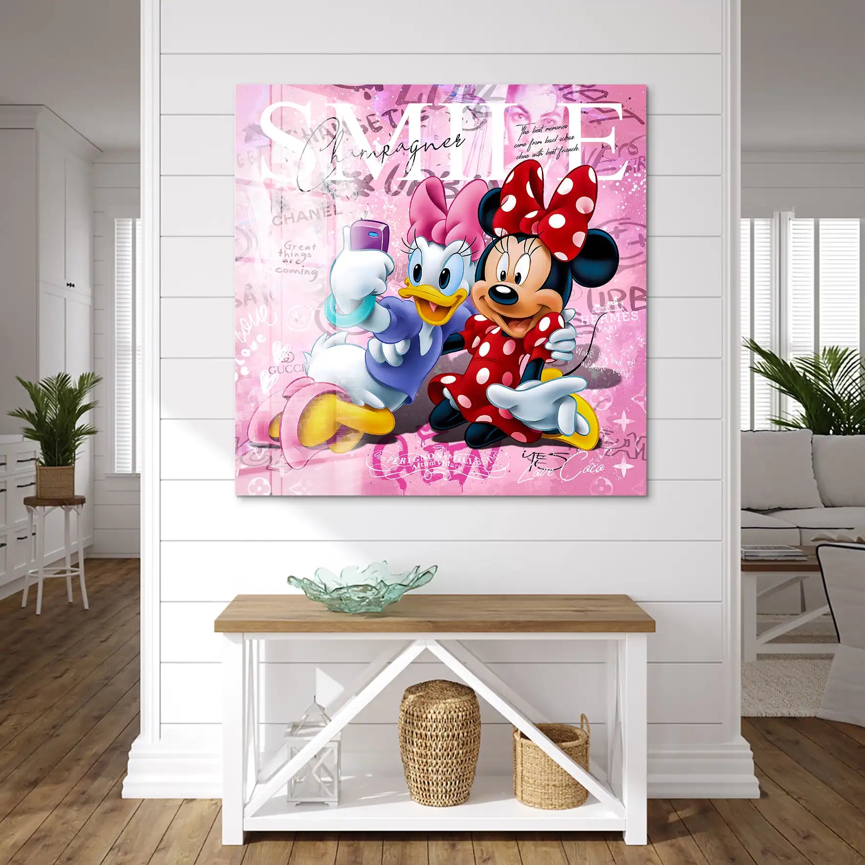 Daisy & Minnie Smile Acrylglas Bild INGALERIE