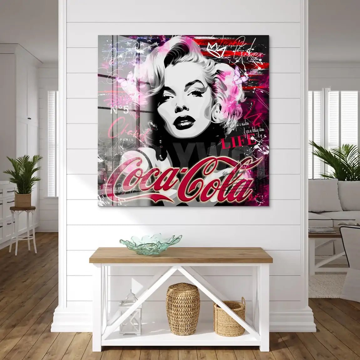 Marilyn Monroe Coke Acrylglas Bild INGALERIE