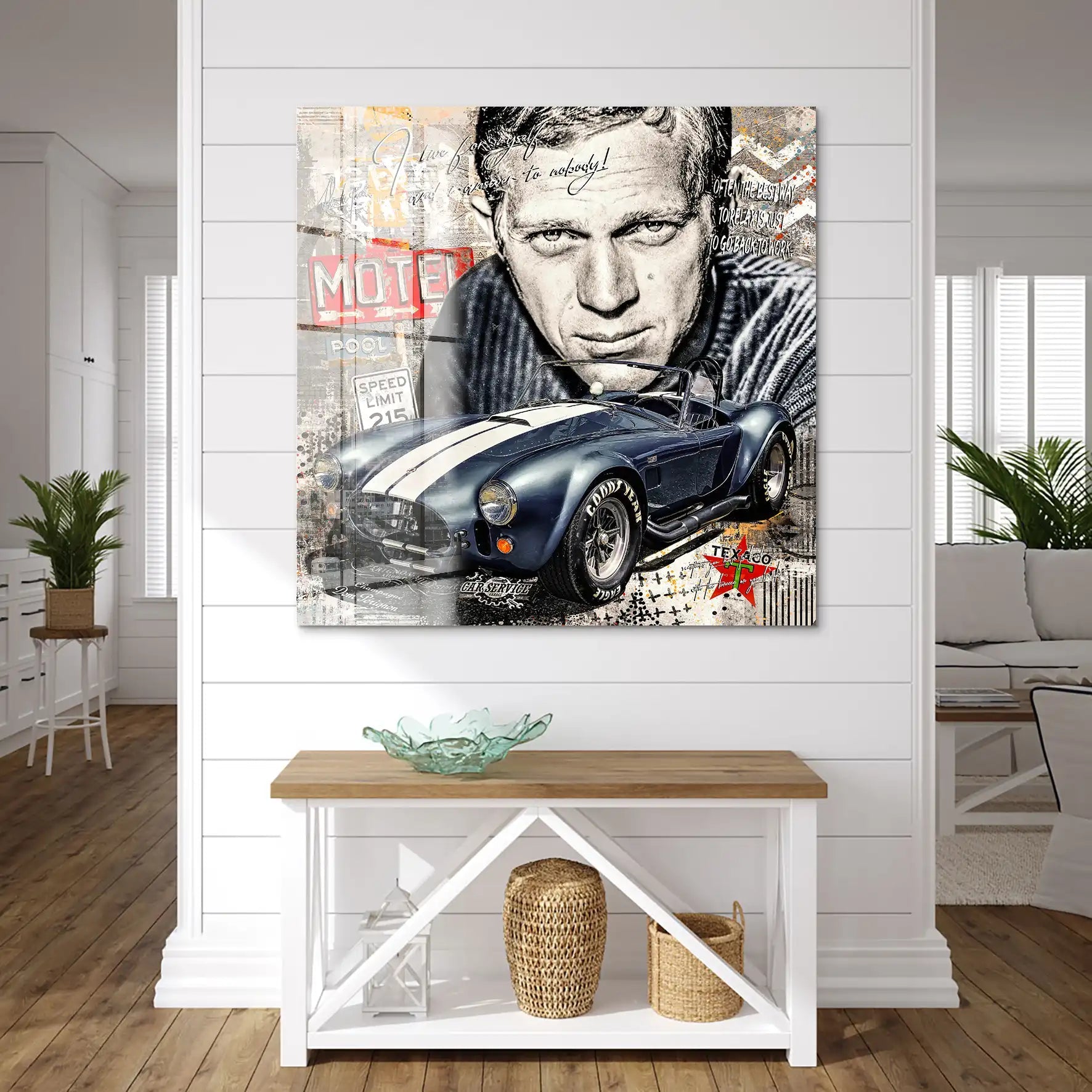 Steve AC Cobra Pop Art Acrylglas Bild INGALERIE