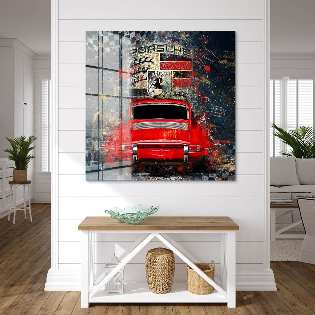 Porsche 911 Modern Abstrakt Acrylglas Bild INGALERIE