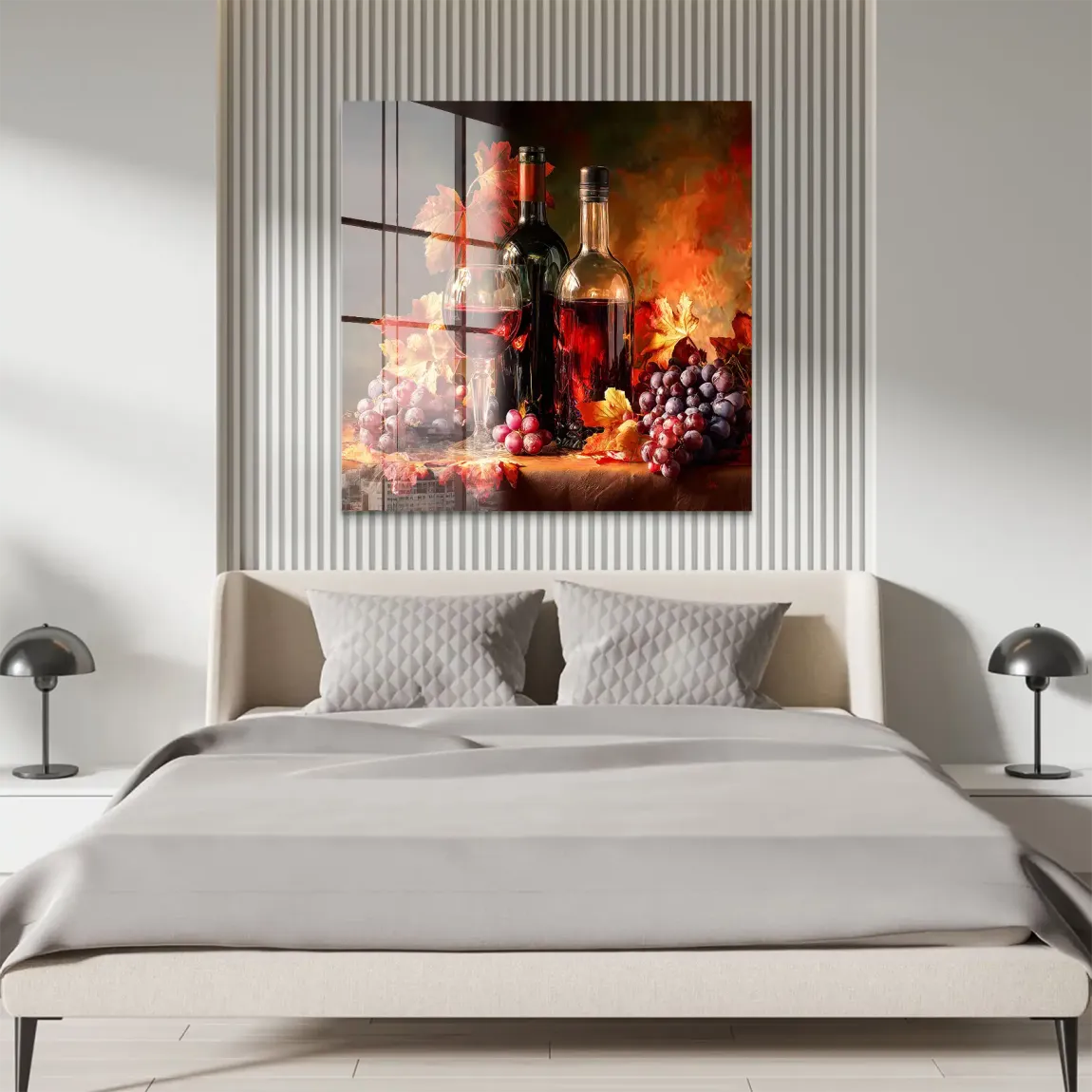 Edle Weinlese Acrylglasbild