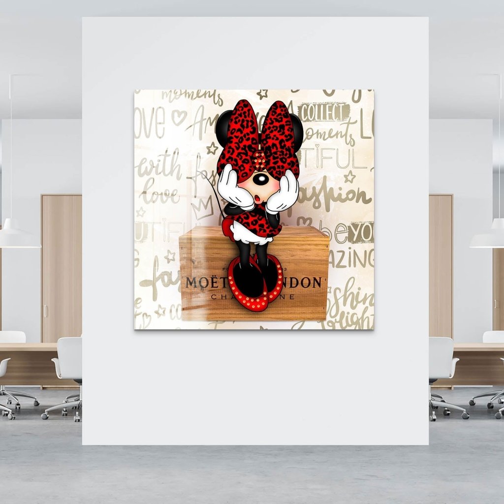 Minnie Moet Acrylglas Bild INGALERIE