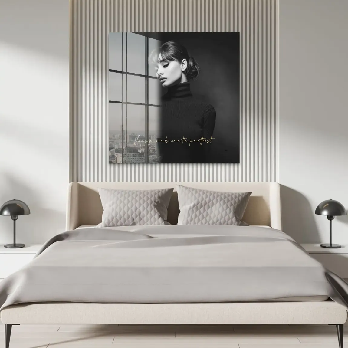 Audrey Hepburn Pretty Acrylglasbild