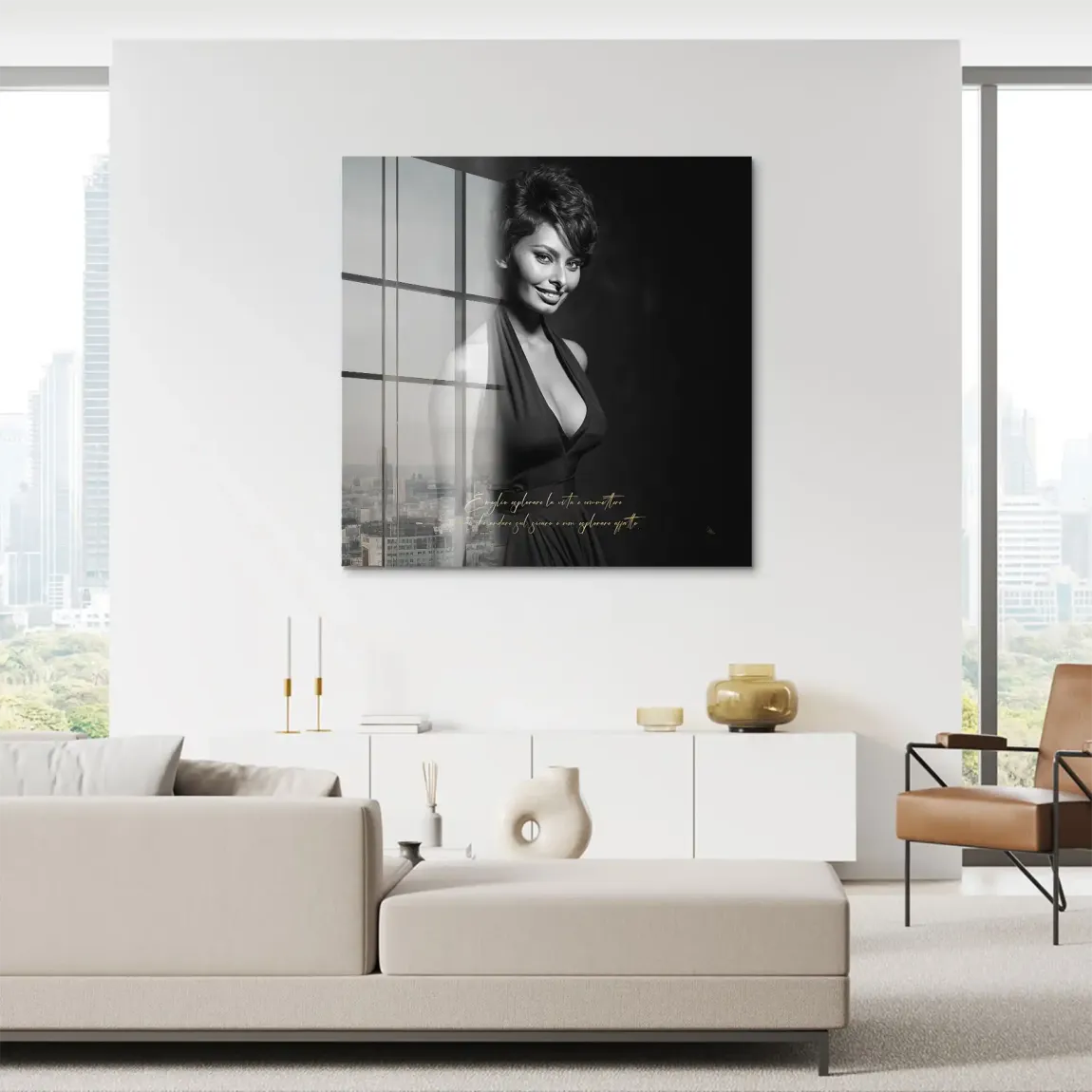 Sophia Zitat Acrylglasbild