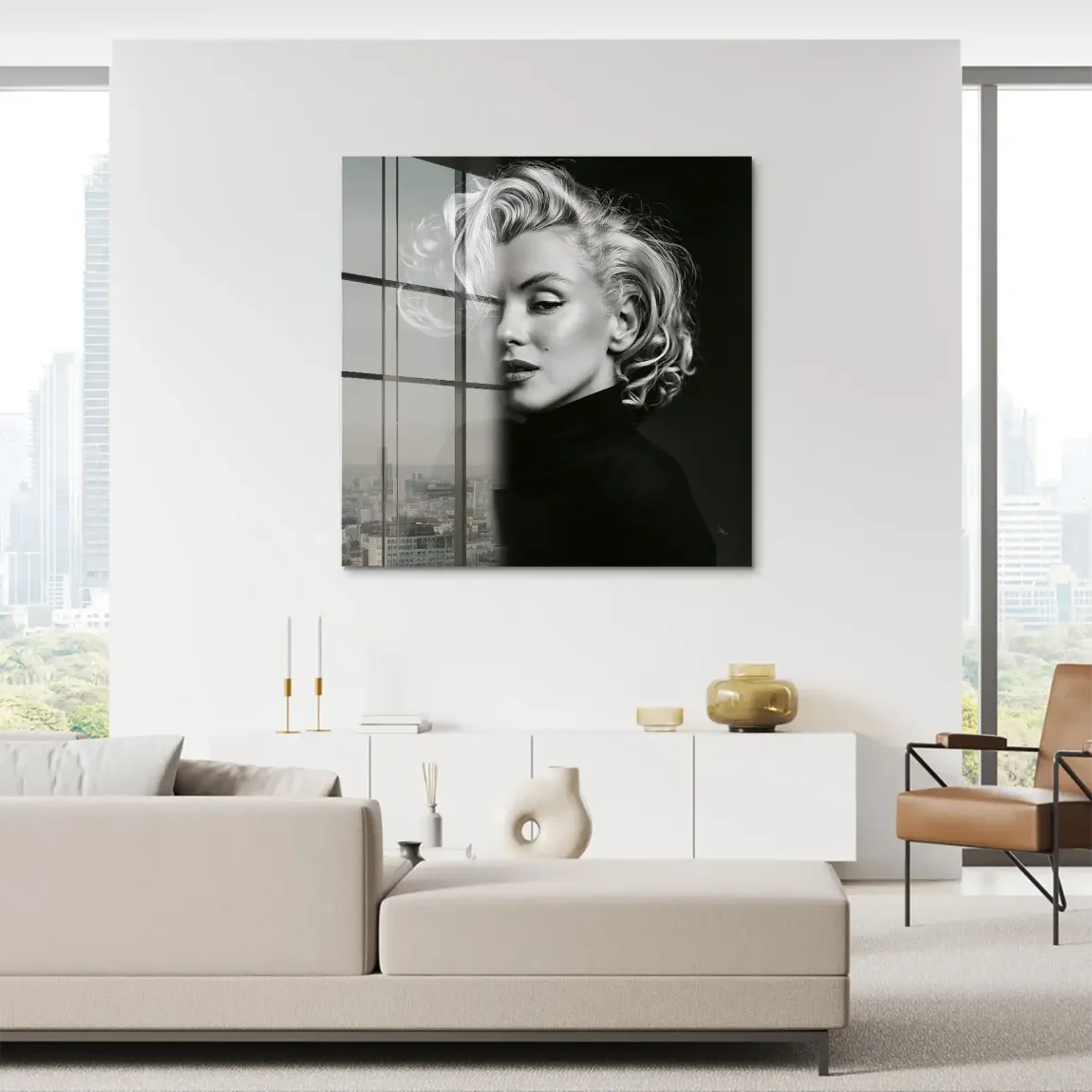 Marilyn Elegance Acrylglasbild