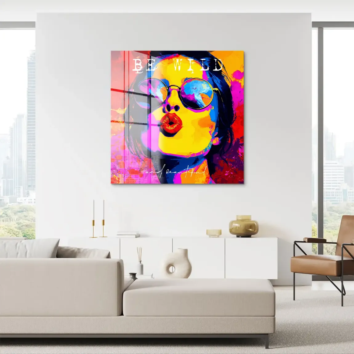 Be Wild Acrylglasbild