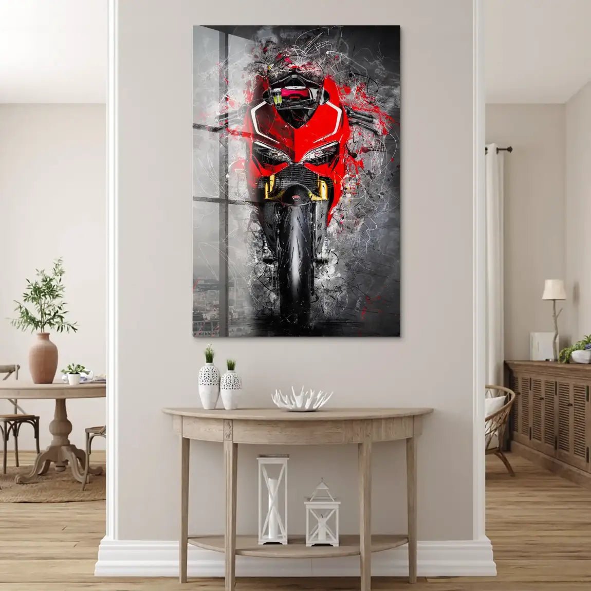 Ducati Panigale Abstrakt Nr.4 Acrylglas Bild INGALERIE