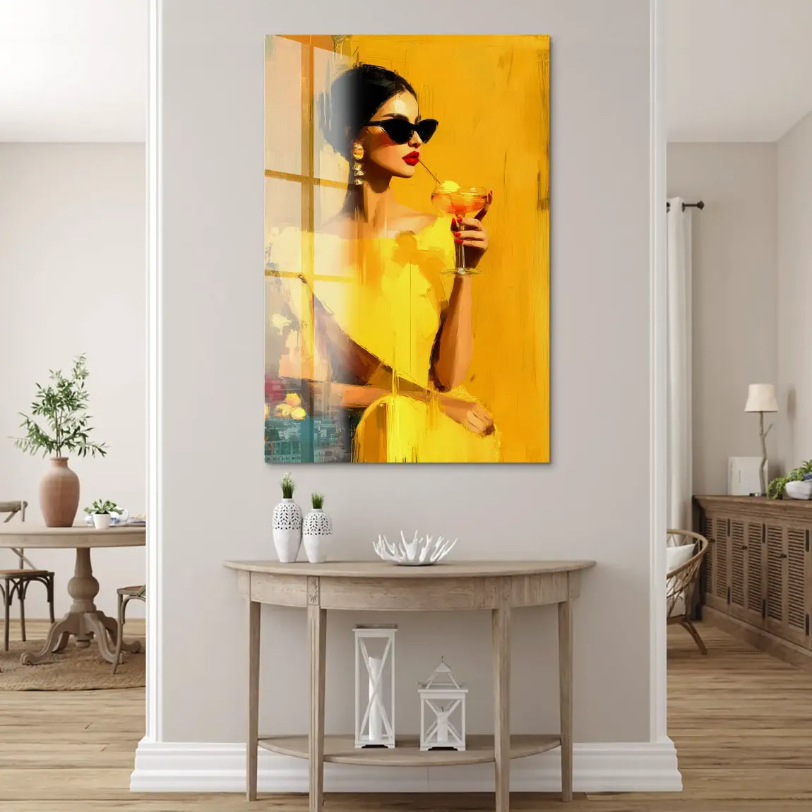 Amber Velvet Elegance Acrylglas Bild INGALERIE