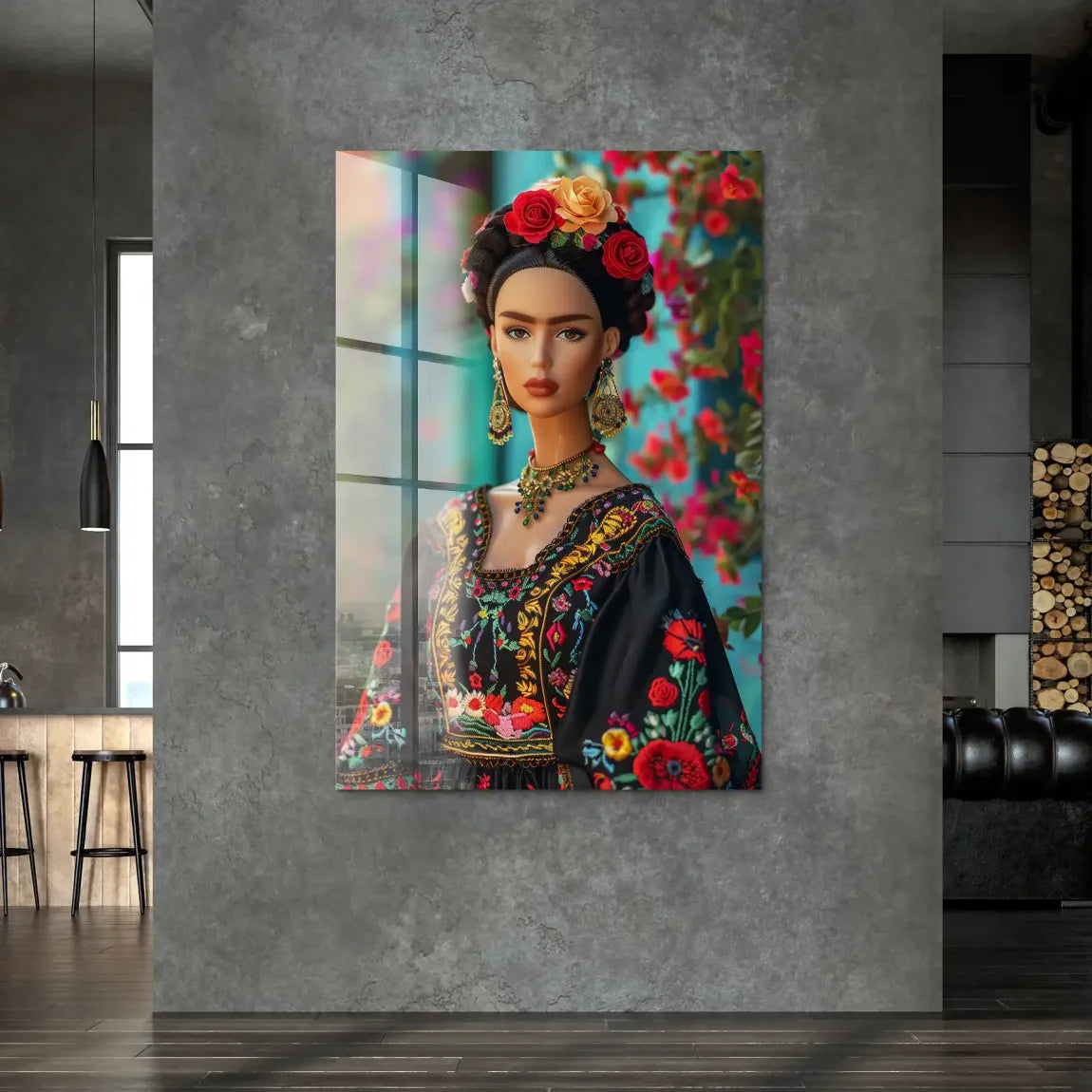 Frida Barbie Acrylglas Bild