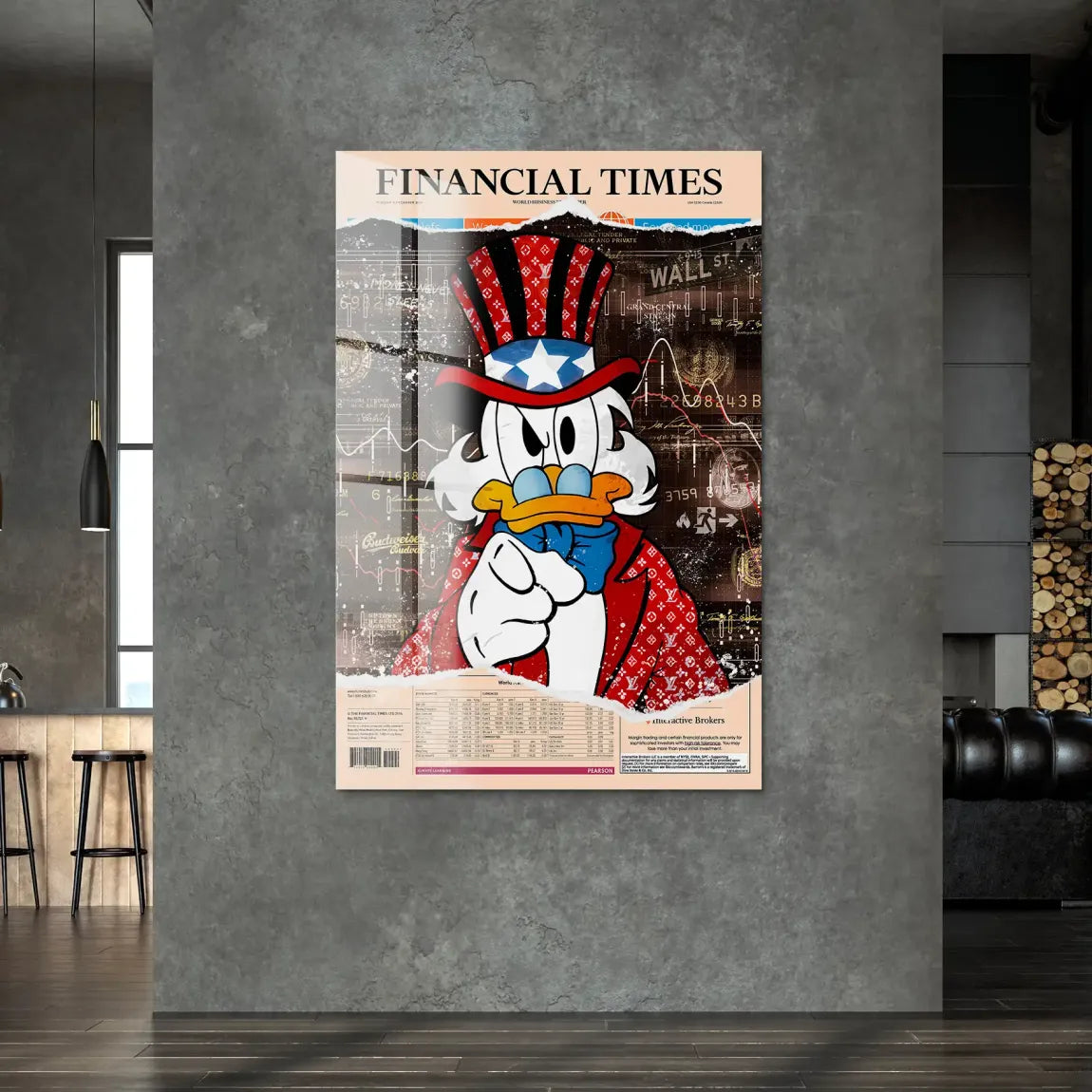 Dagobert Financial Times Acrylglas Bild