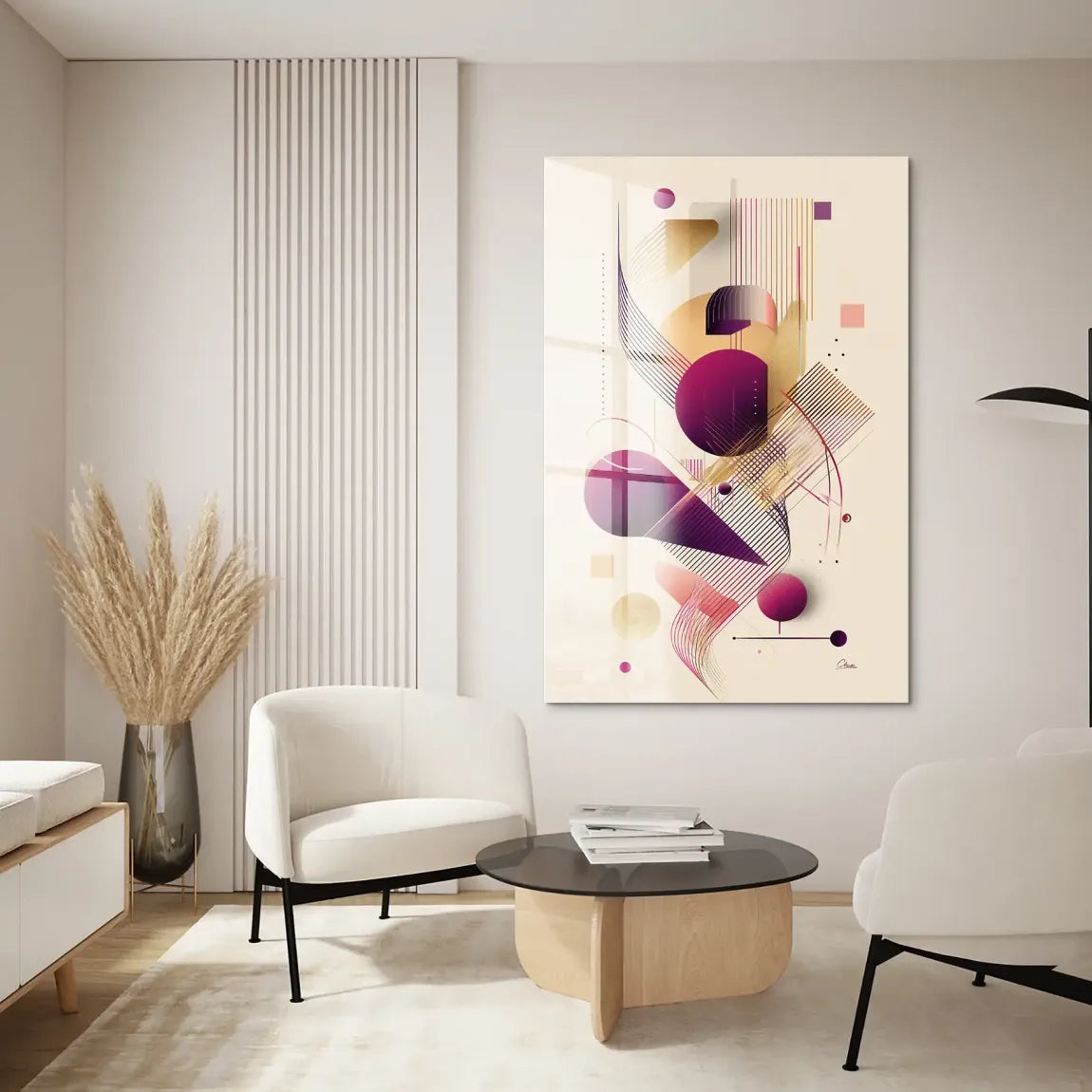 Velour Spectrum Harmony Acrylglas Bild INGALERIE