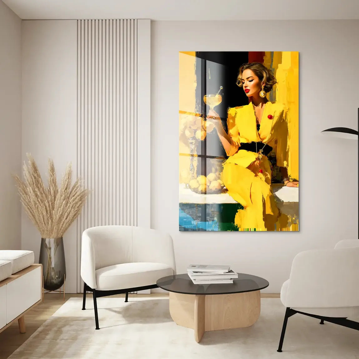 Lemon Chic Elegance Acrylglas Bild INGALERIE