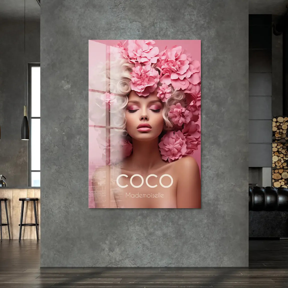 Coco Pink Elegance Acrylglas Bild