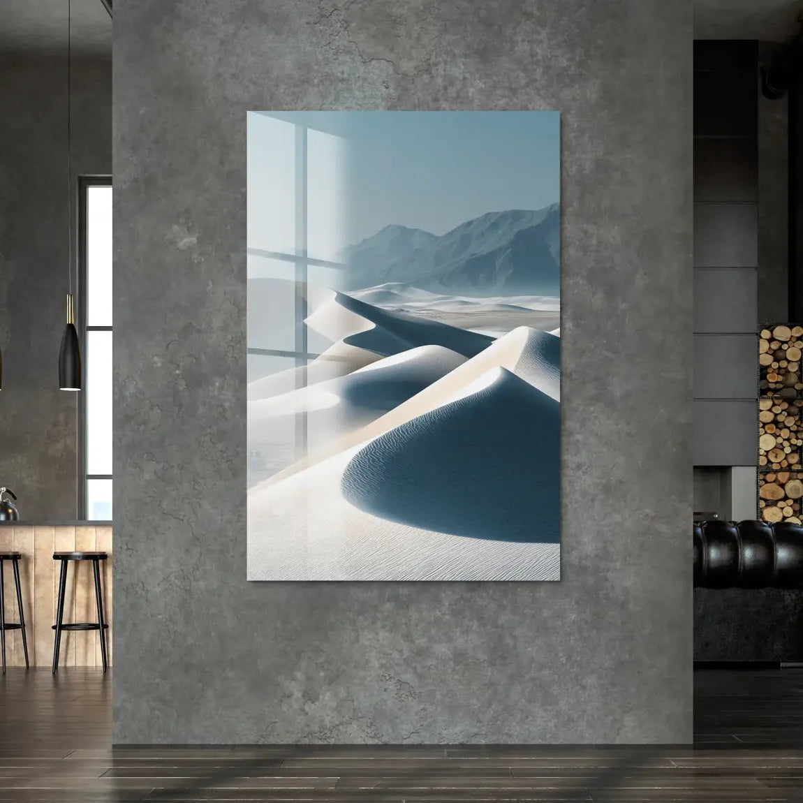 Zeit aus Sand Acrylglas Bild