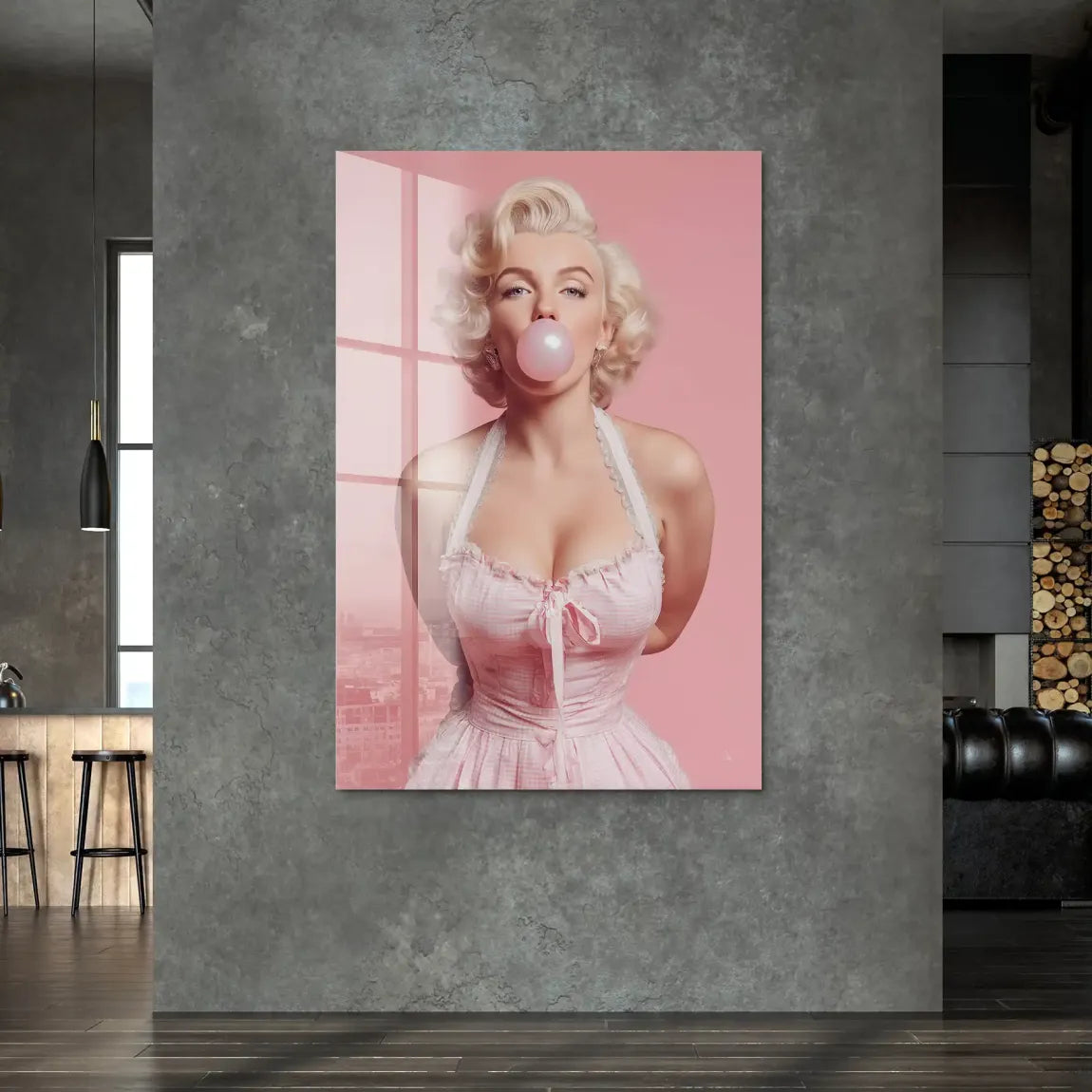 Monroe Bubble Charm Acrylglas Bild