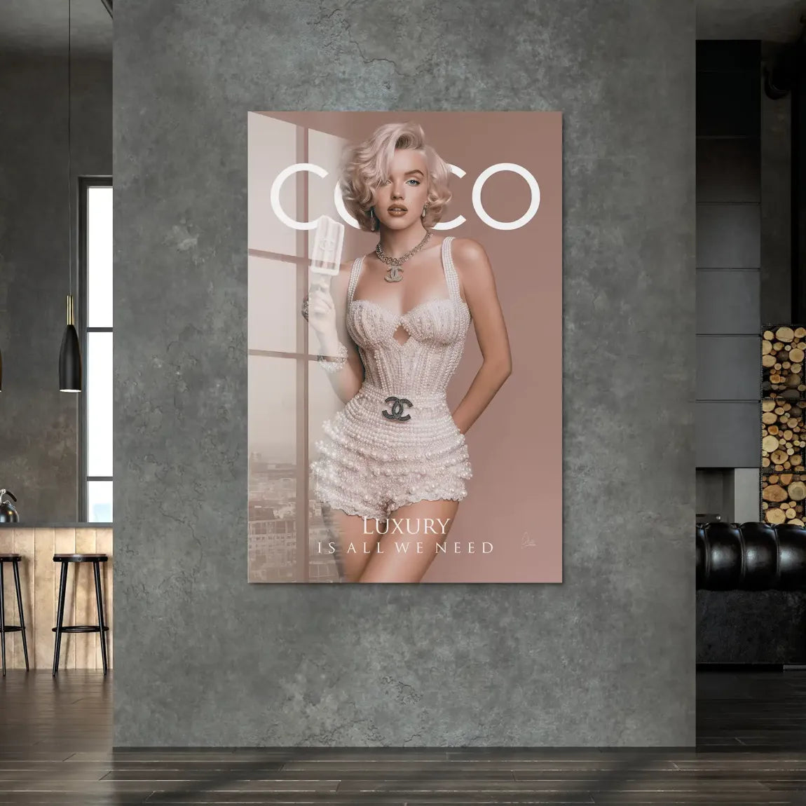 Coco Elegance Acrylglas Bild