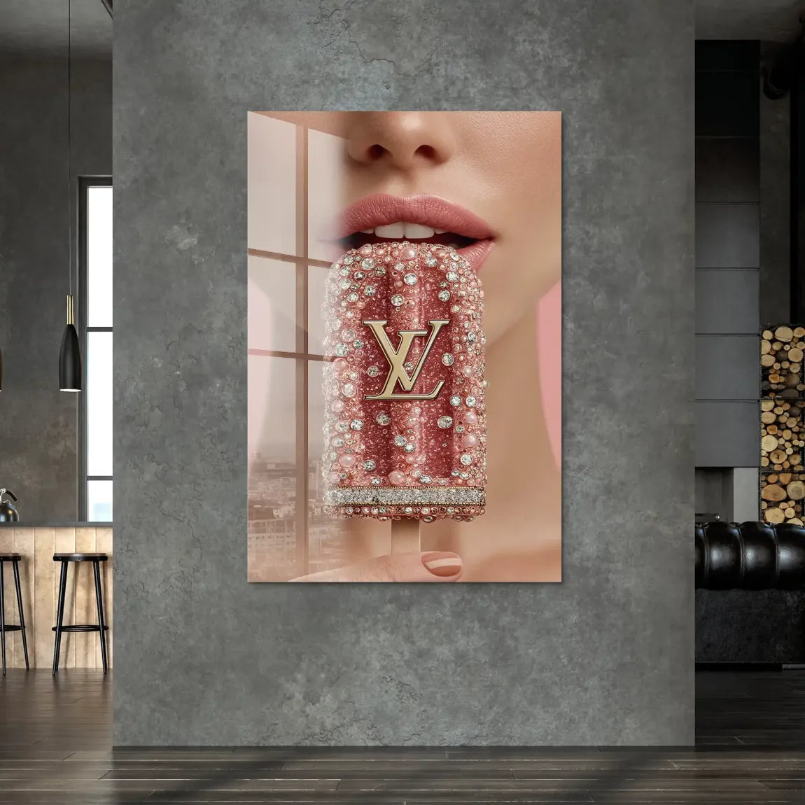 Diamonds and Desire Acrylglas Bild