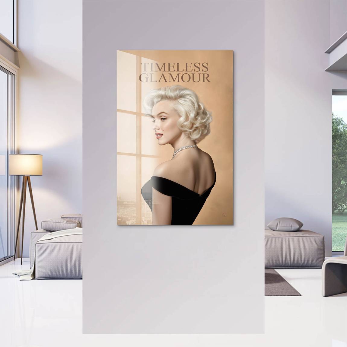 Marilyn Monroe Zeitlos Acrylglasbild