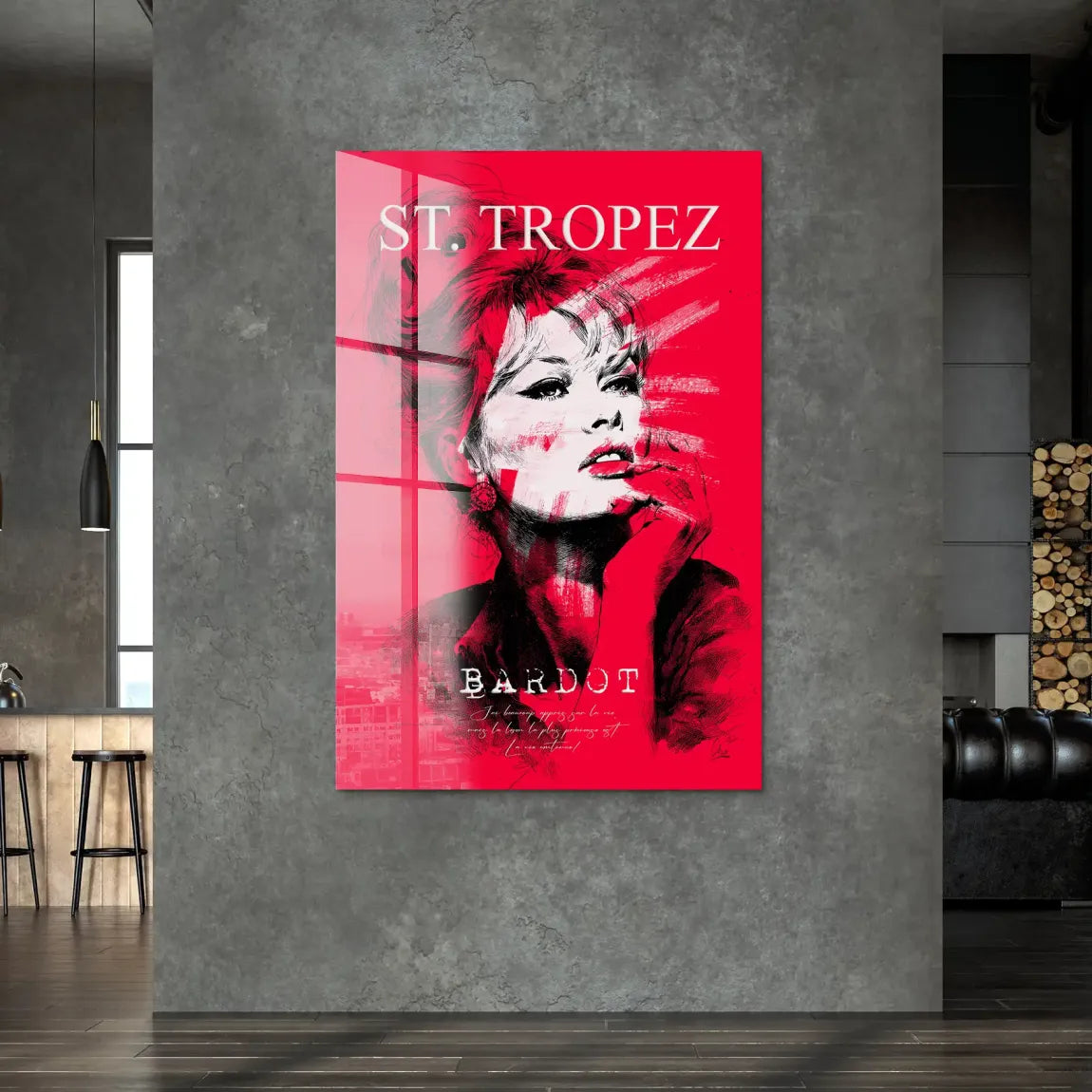 Bardot St Tropez Acrylglas Bild