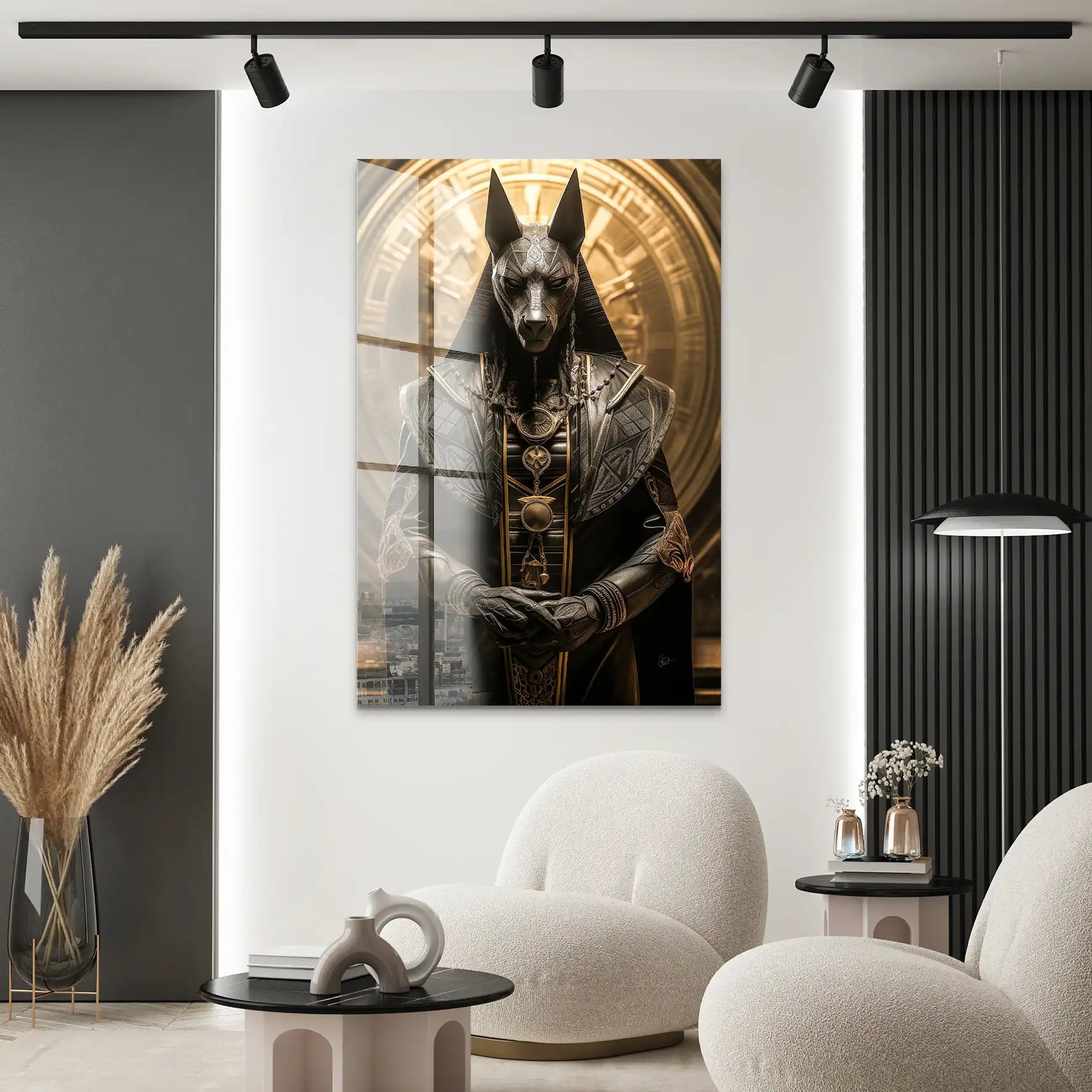 Anubis Mystik Acrylglas Bild INGALERIE