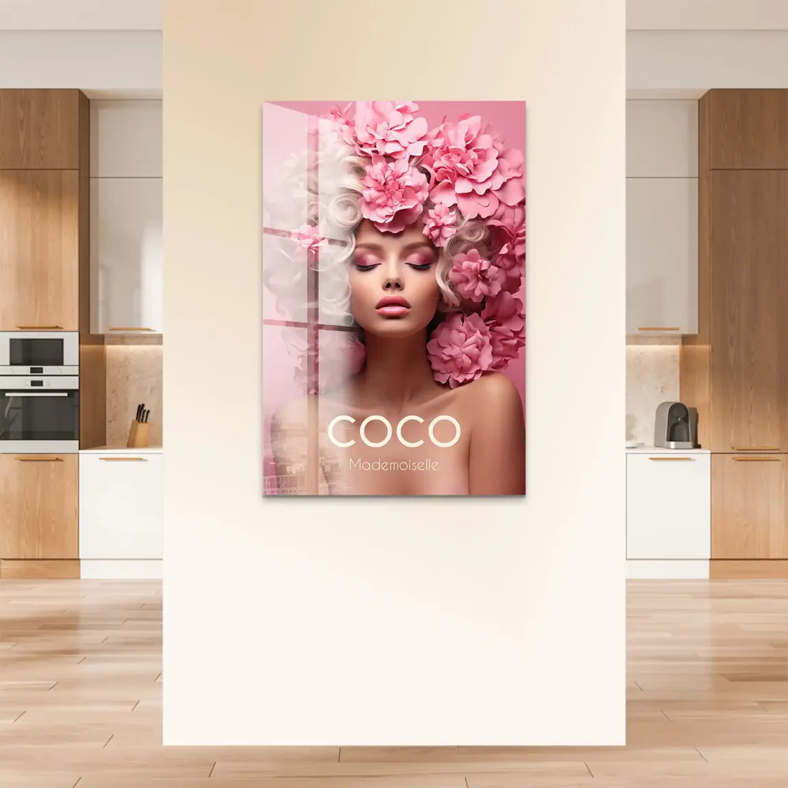 Coco Pink Elegance Acrylglas Bild