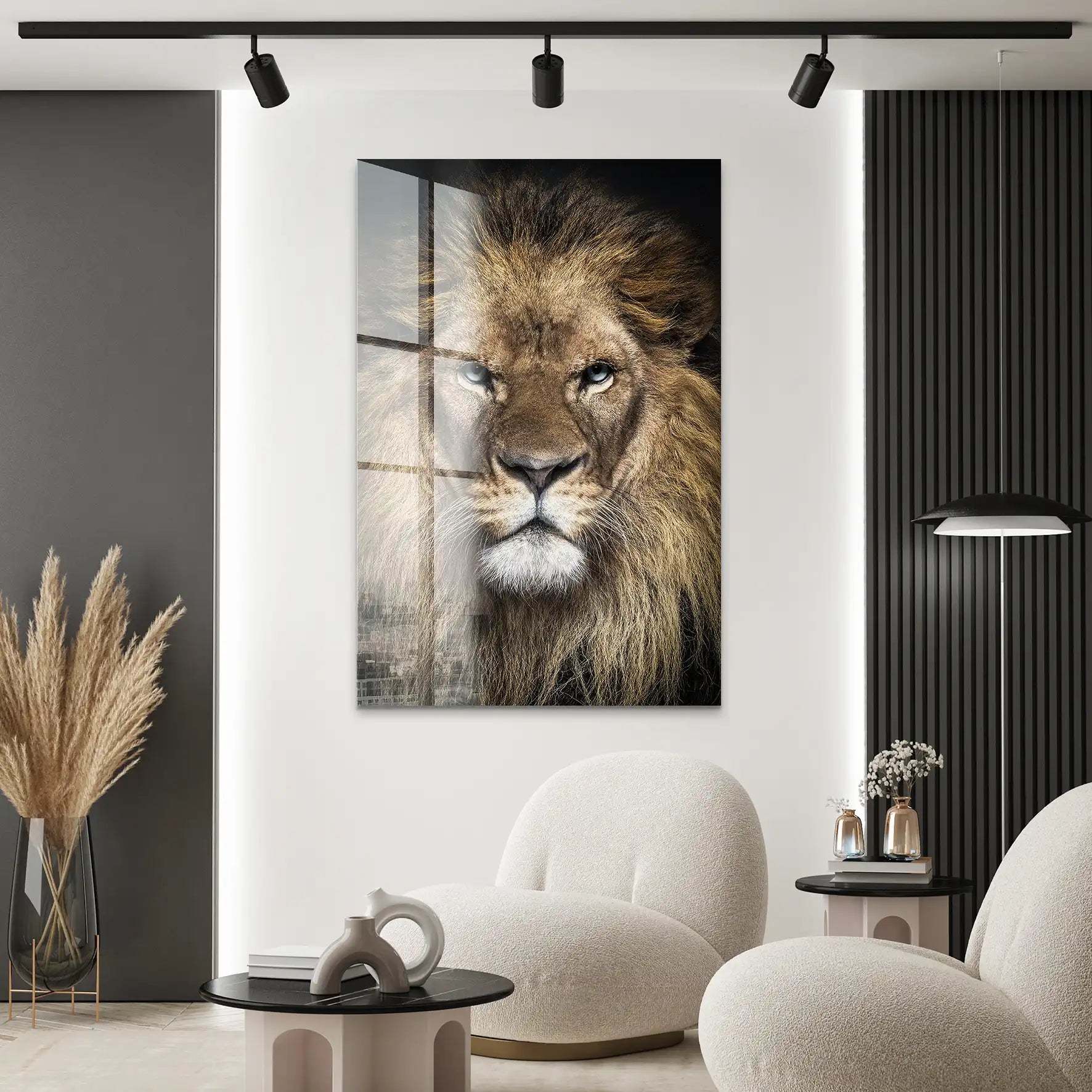 Lion Portrait Acrylglas Bild INGALERIE