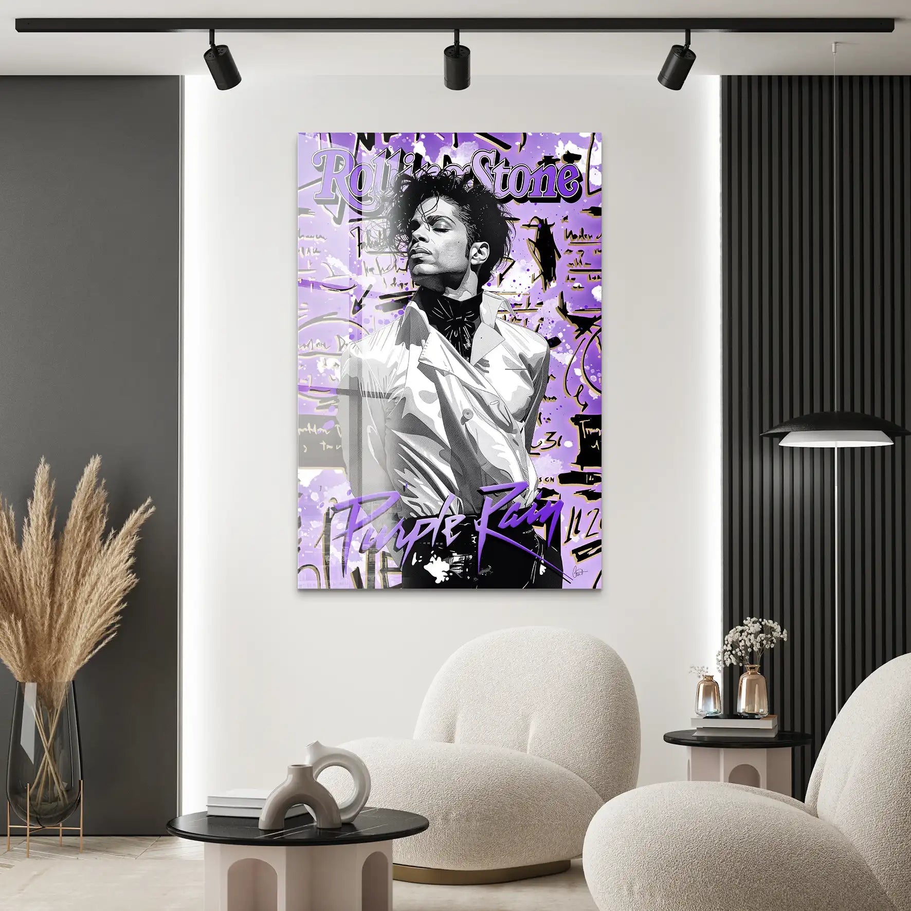 Purple Rain Acrylglas Bild INGALERIE