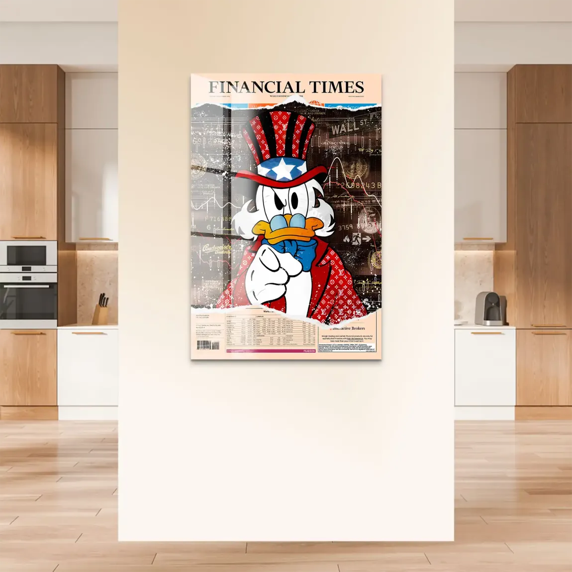 Dagobert Financial Times Acrylglas Bild