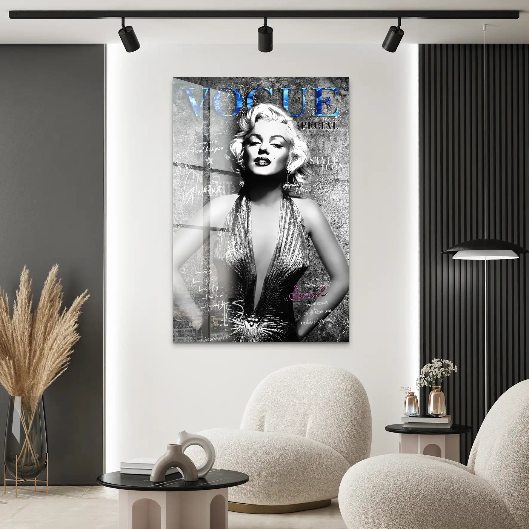 Marilyn Vogue Acrylglas Bild INGALERIE