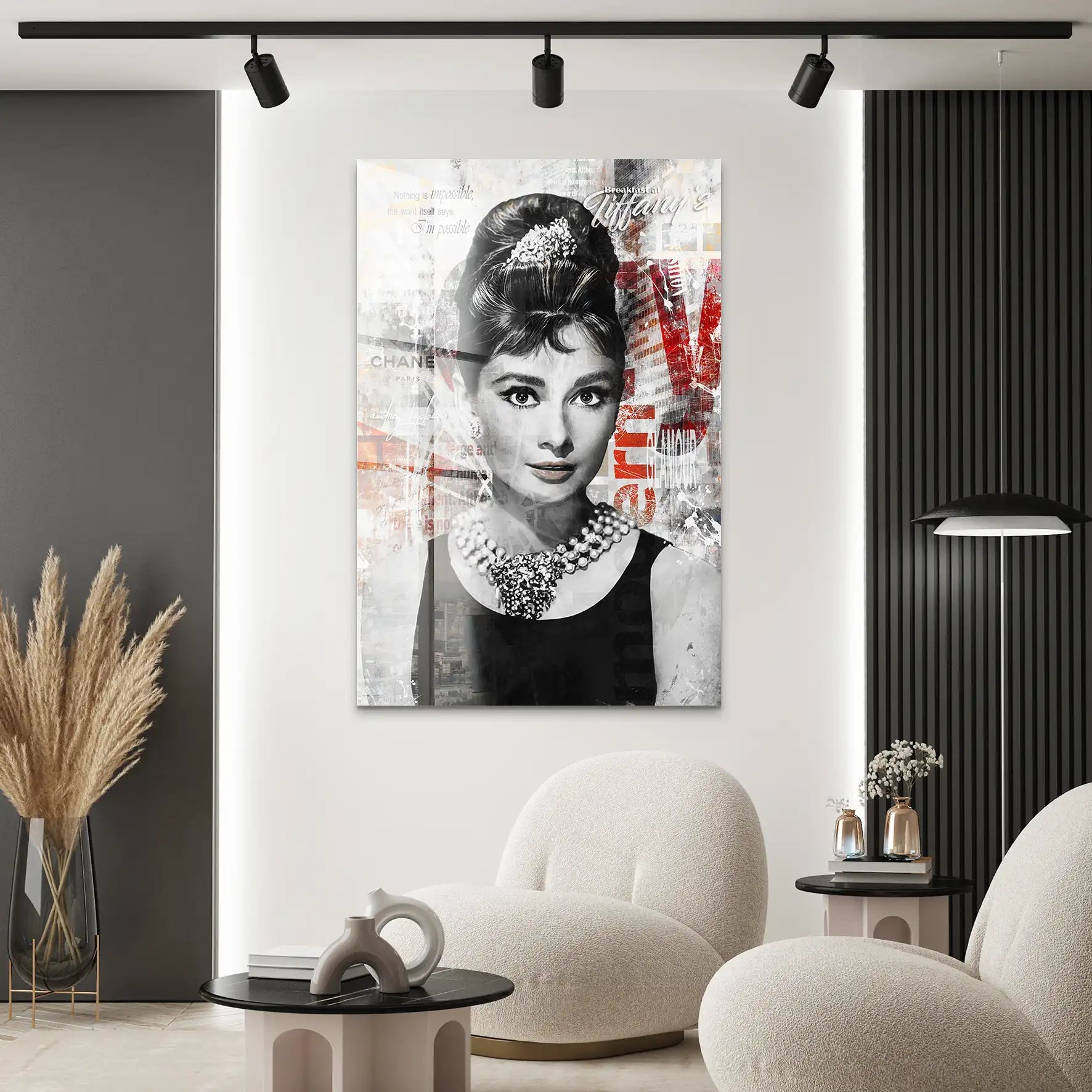 Audrey Glamour Style Acrylglas Bild INGALERIE