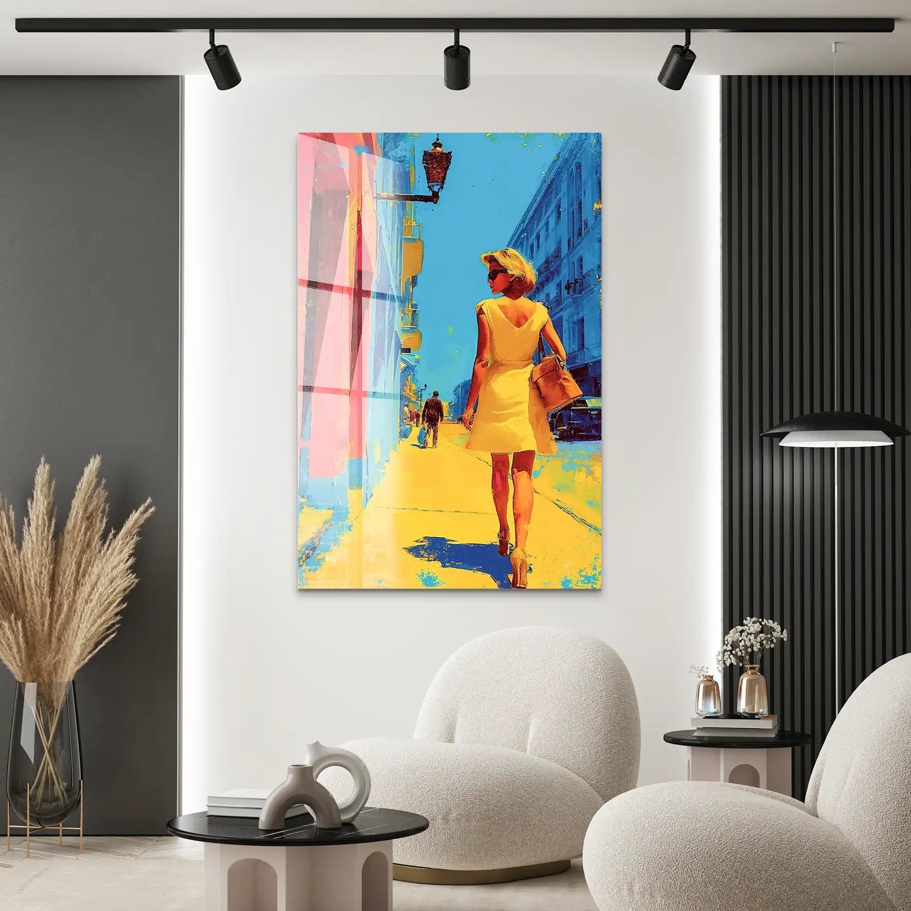 City Walk Pop Art Acrylglas Bild INGALERIE