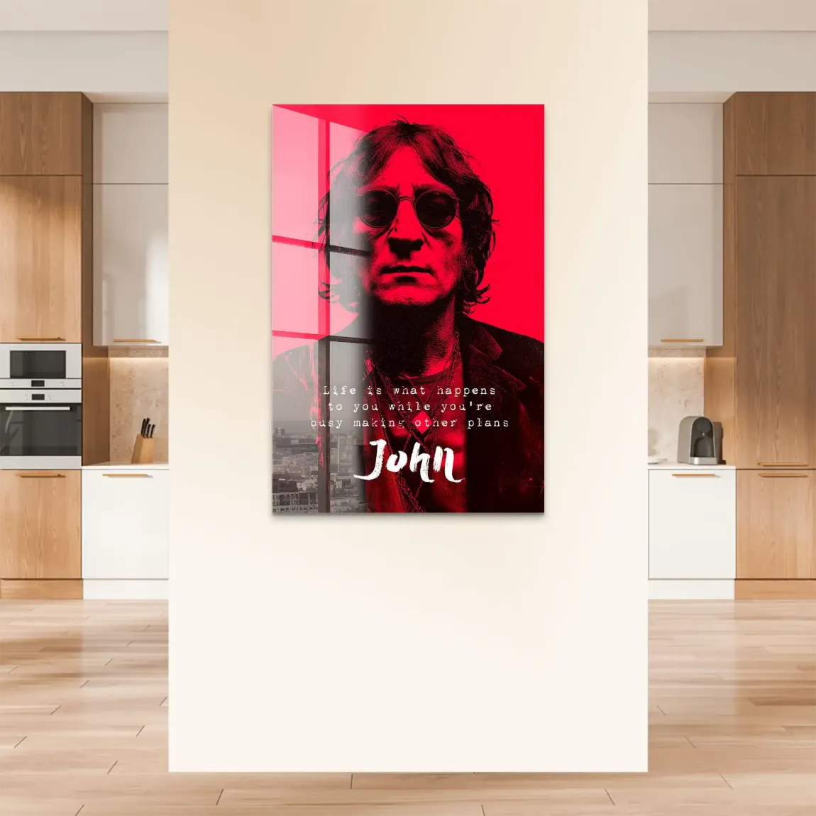 Lennon Red Vision Acrylglas Bild