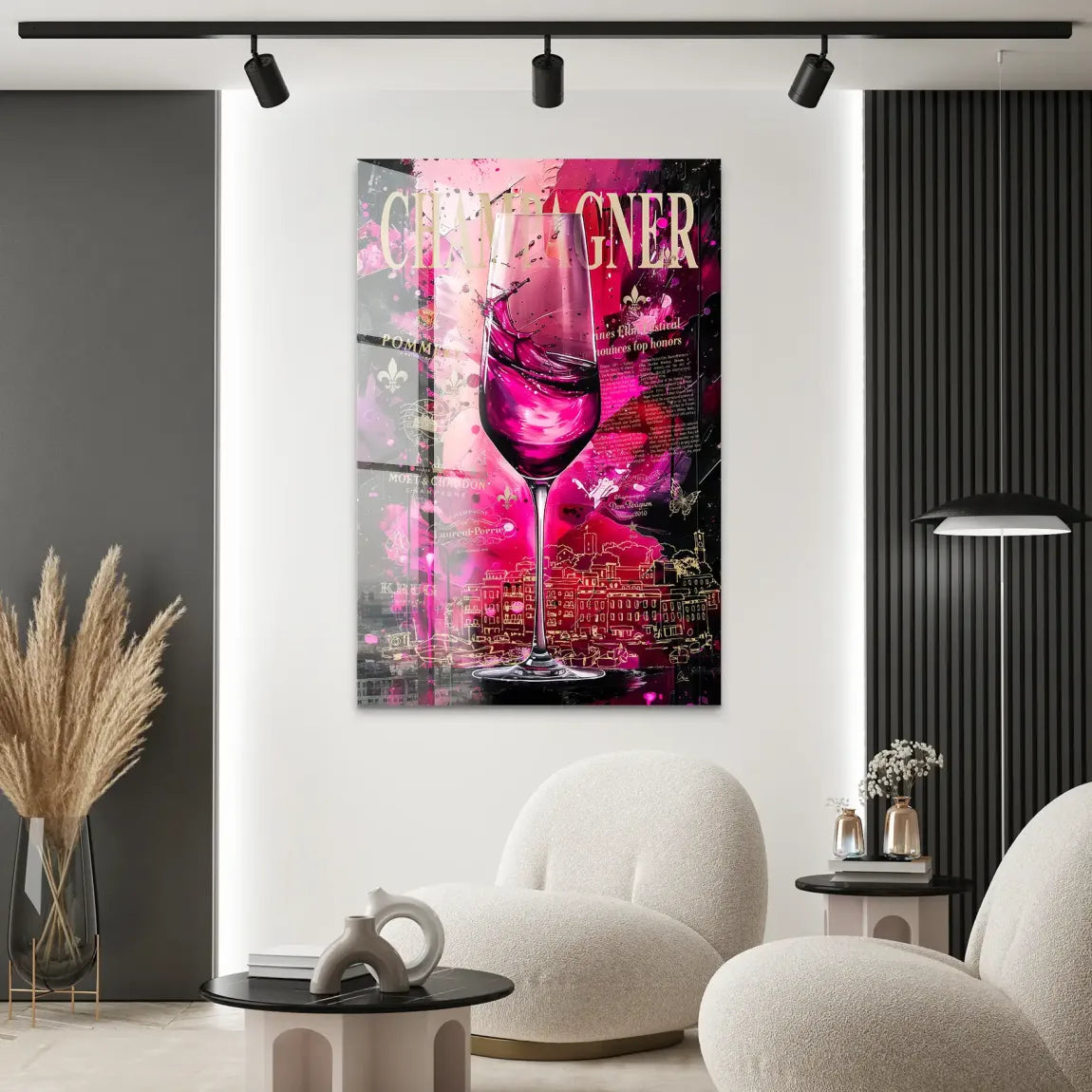 Velvet Royale Champagne Acrylglas Bild INGALERIE