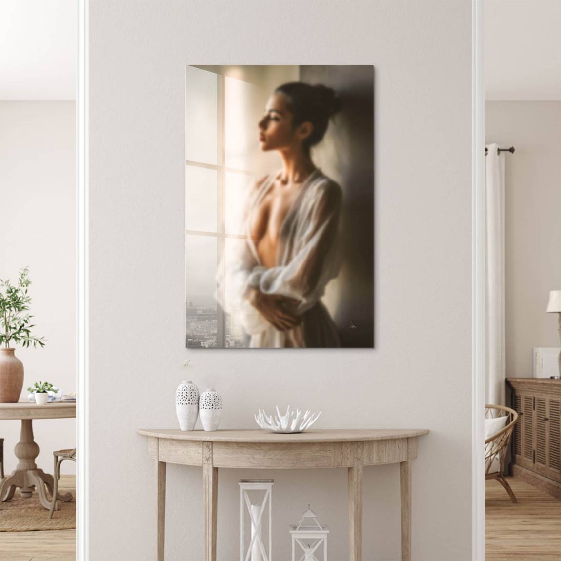 Sinnliche Frau Acrylglasbild