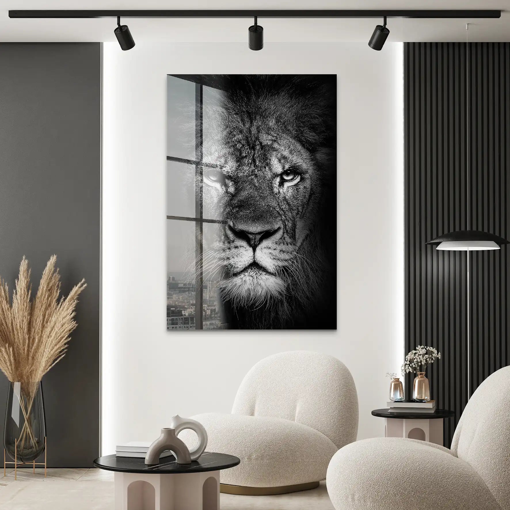 Lion Head Acrylglas Bild INGALERIE