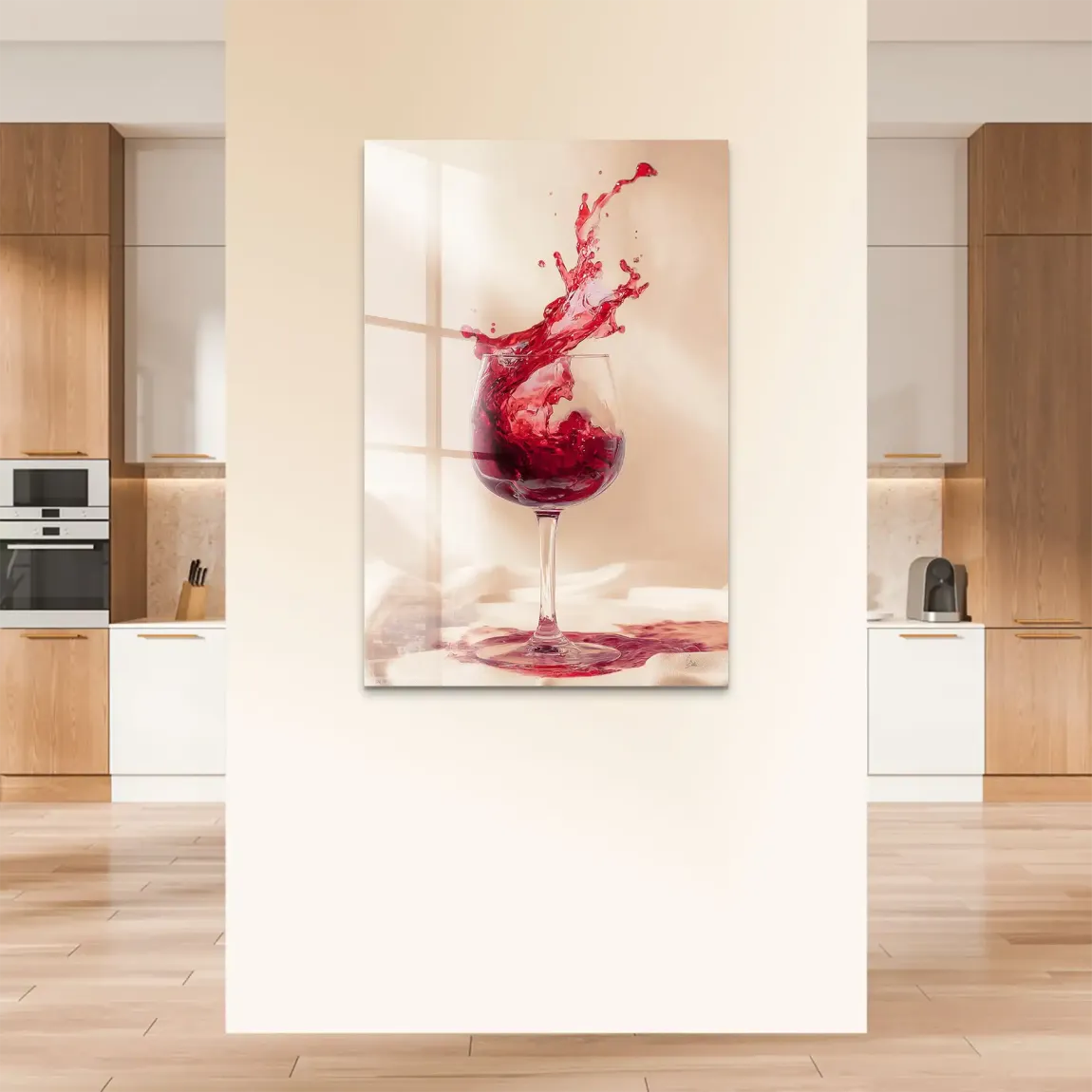Ruby Splash Acrylglas Bild