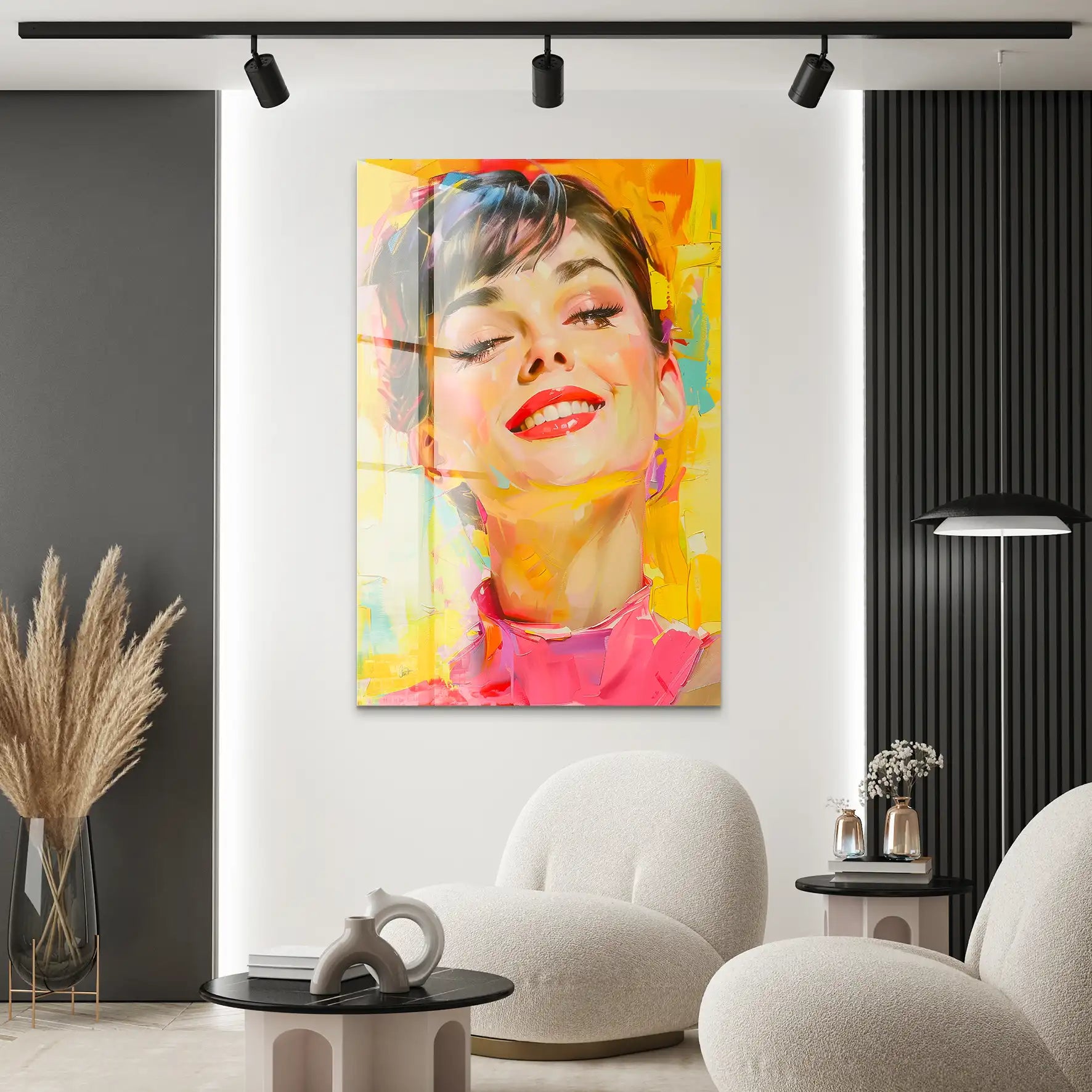 Audrey Modern Art Acrylglas Bild INGALERIE