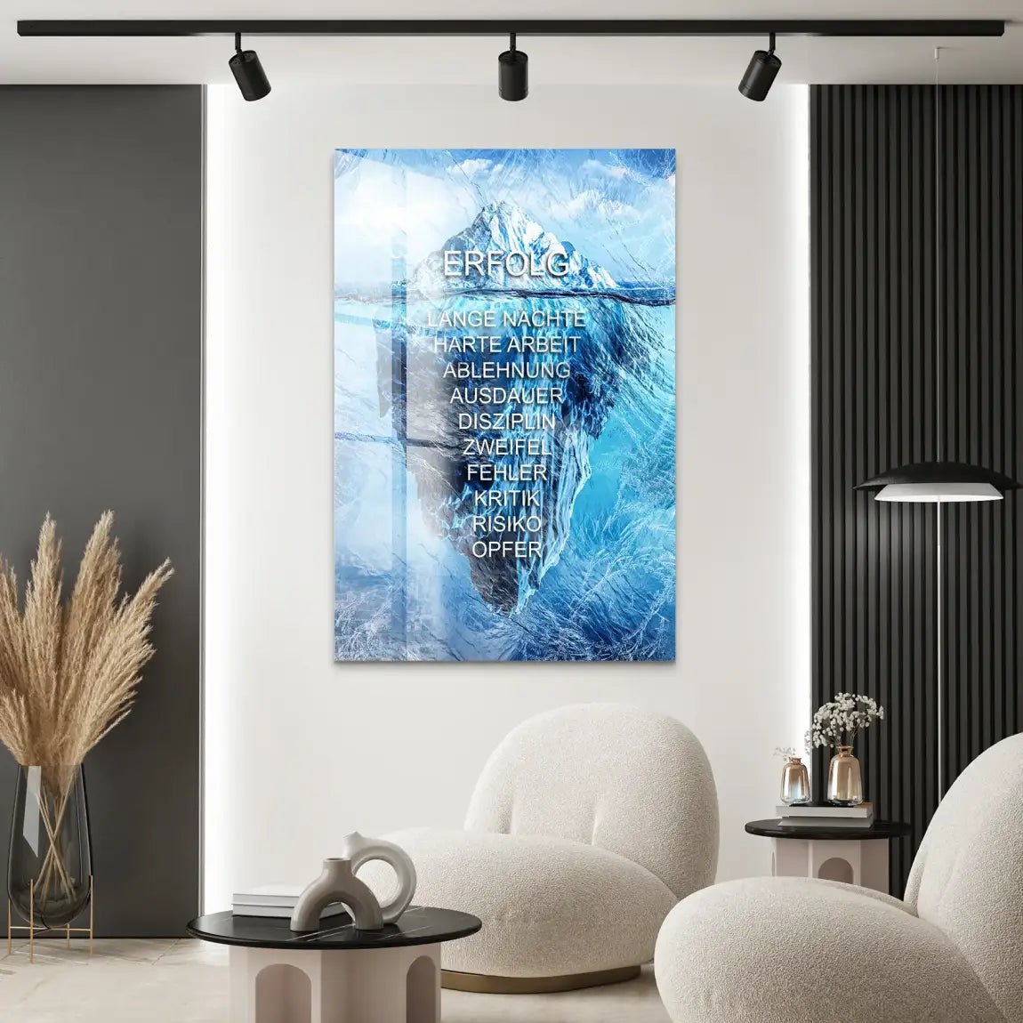 Eisberg Motivation Acrylglas Bild INGALERIE