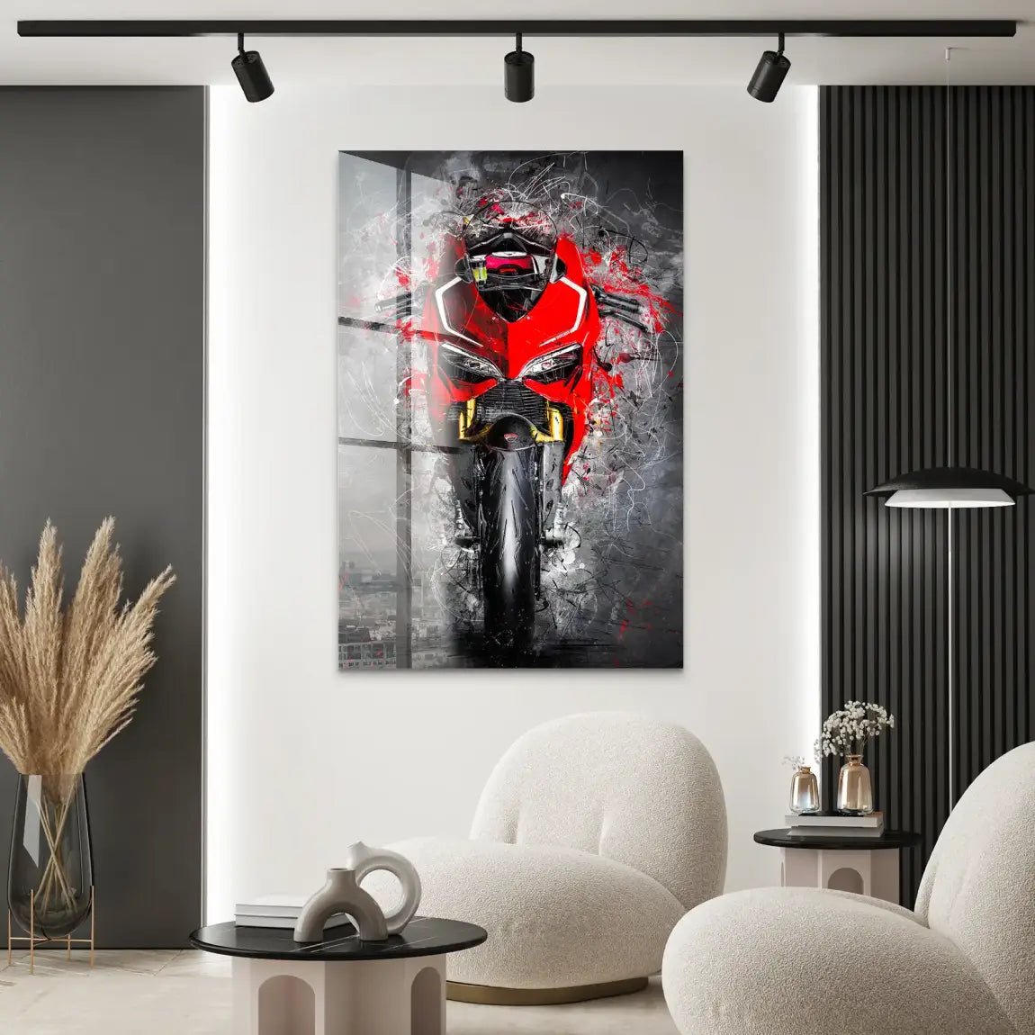 Ducati Panigale Abstrakt Nr.4 Acrylglas Bild INGALERIE